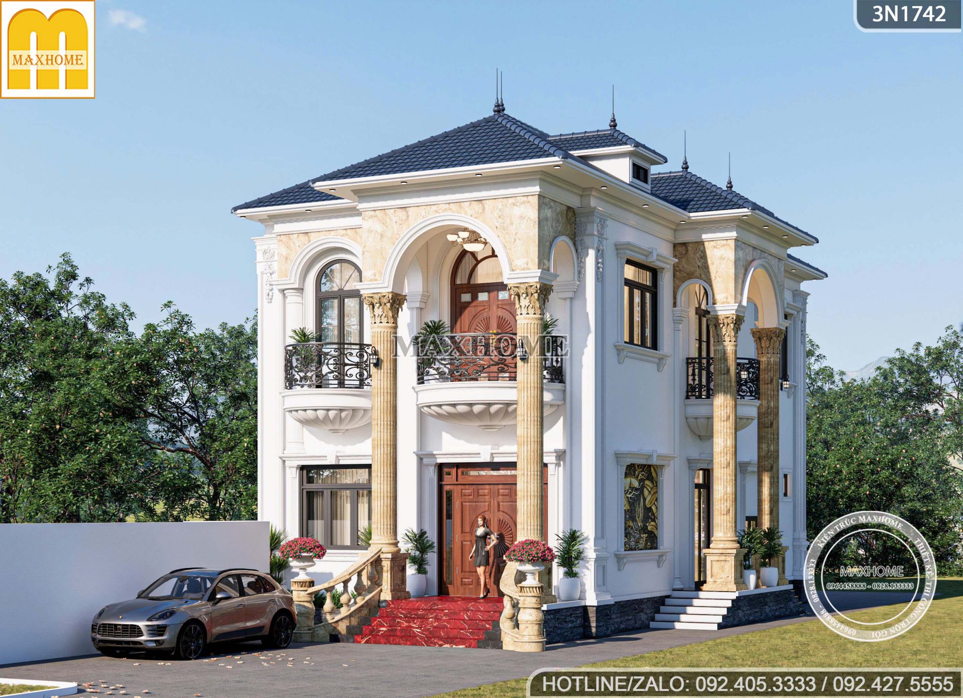 mau biet thu 2 tang mai nhat tan co dien hoanh trang chuan gu thuong luu mh05612 1