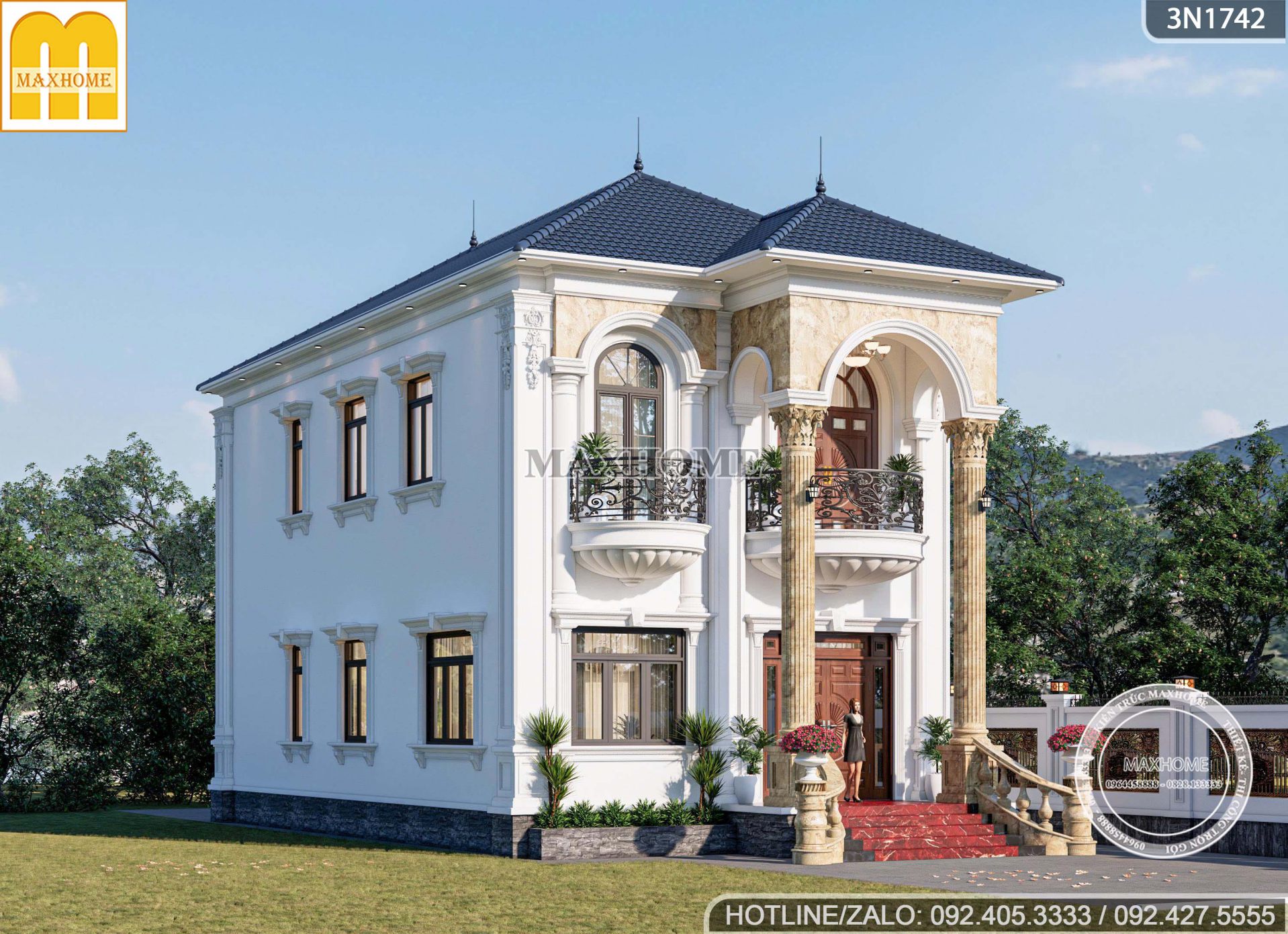 mau biet thu 2 tang mai nhat tan co dien hoanh trang chuan gu thuong luu mh05612 3