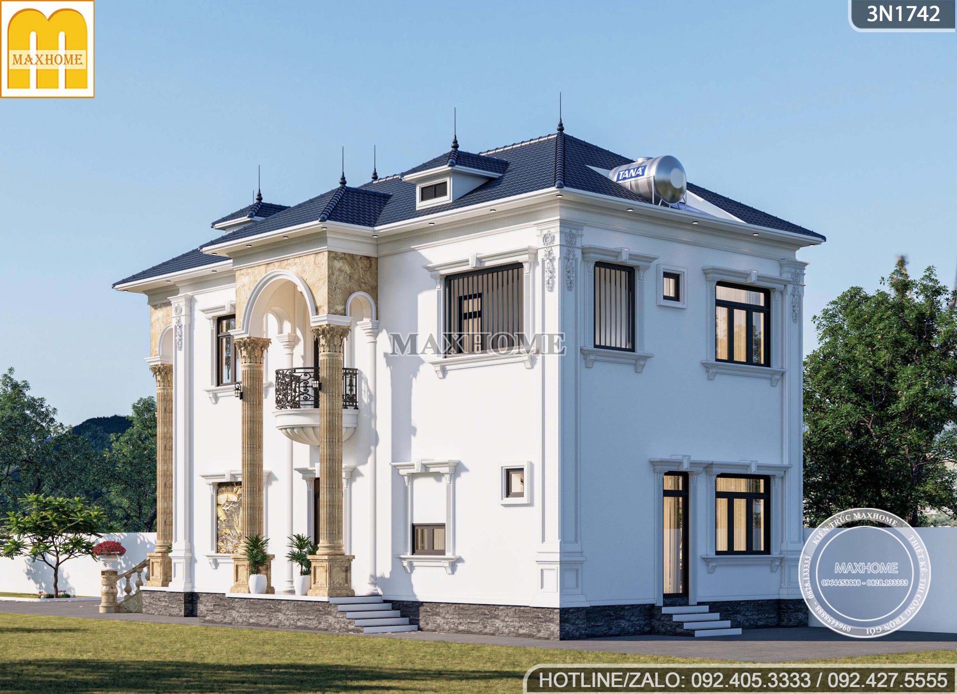 mau biet thu 2 tang mai nhat tan co dien hoanh trang chuan gu thuong luu mh05612 4