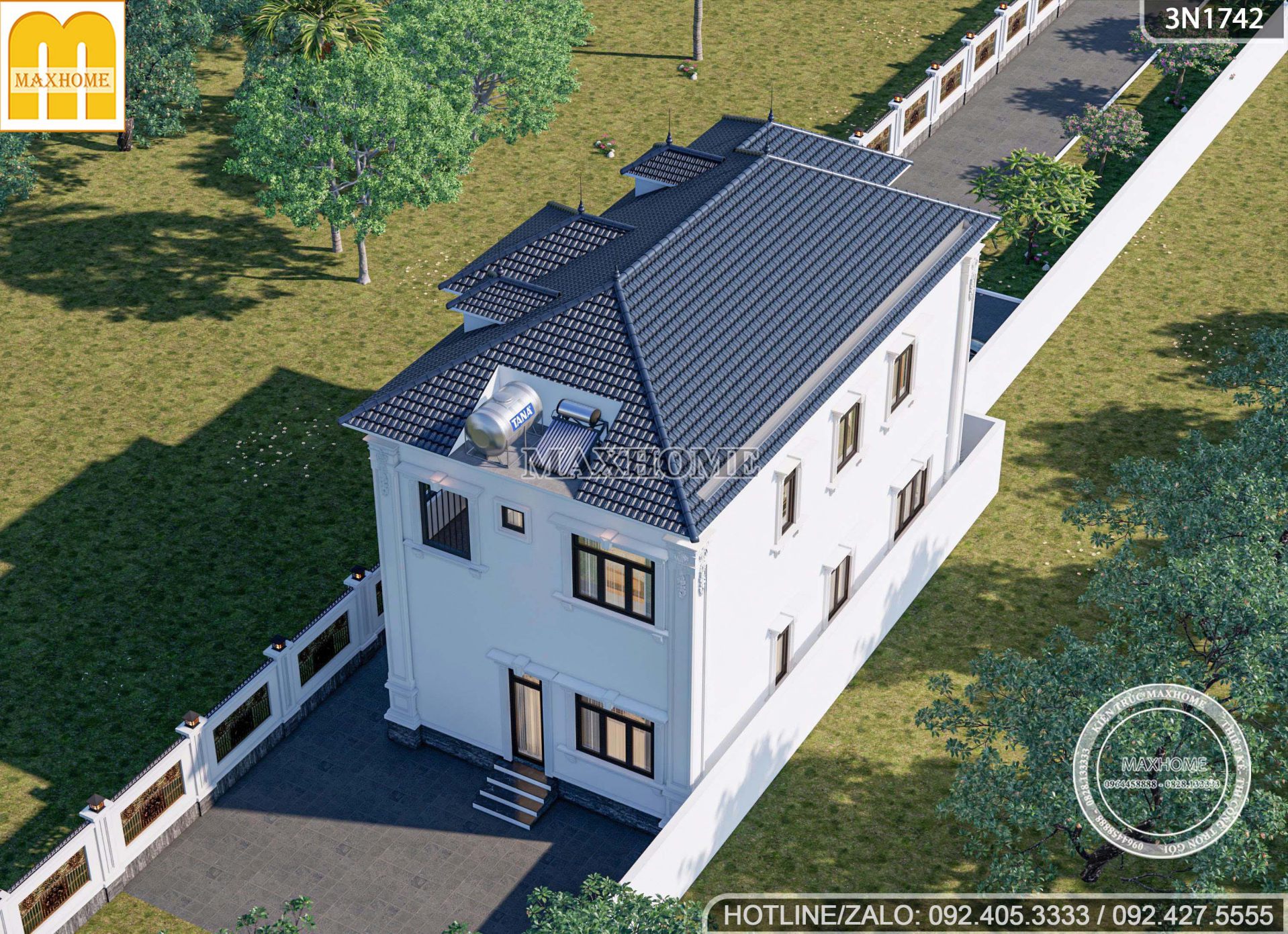 mau biet thu 2 tang mai nhat tan co dien hoanh trang chuan gu thuong luu mh05612 6