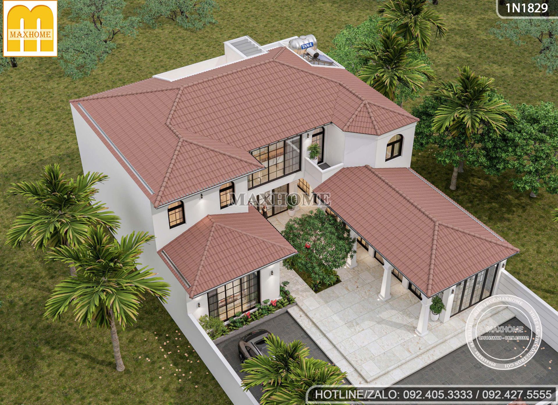 mau biet thu 2 tang phong cach dia trung hai tich hop kinh doanh cuc hut khach mh05756 21