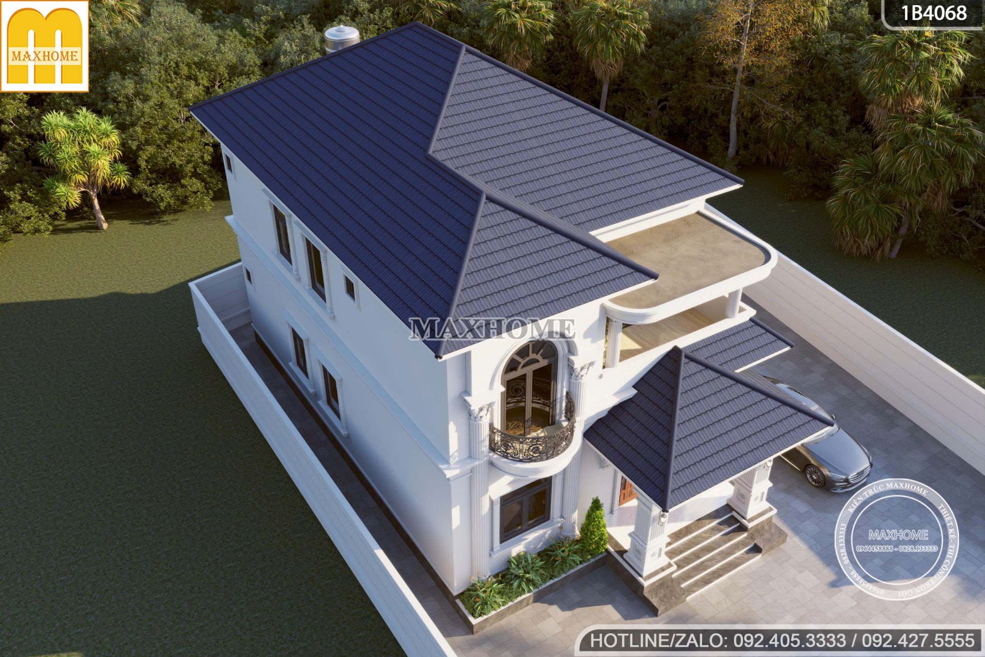 mau biet thu mai nhat co san vuon xanh mat thiet ke sang trong 2026 mh05848 15