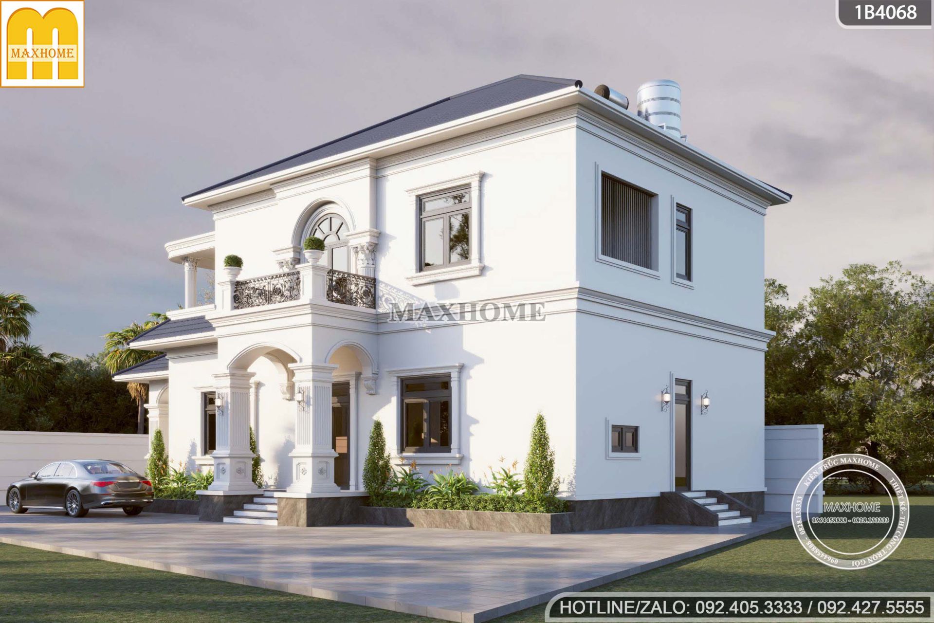 mau biet thu mai nhat co san vuon xanh mat thiet ke sang trong 2026 mh05848 16