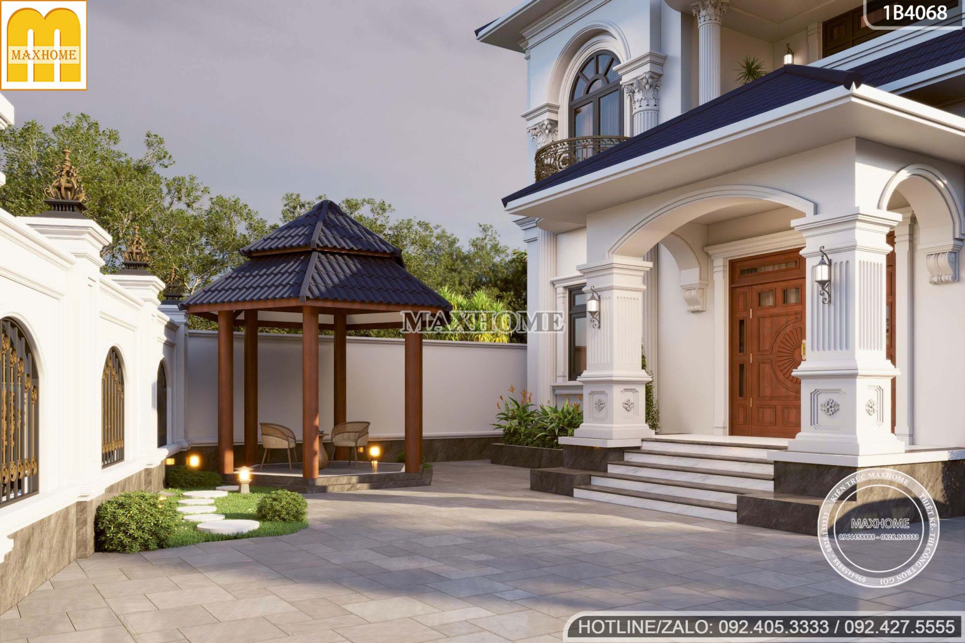 mau biet thu mai nhat co san vuon xanh mat thiet ke sang trong 2026 mh05848 19