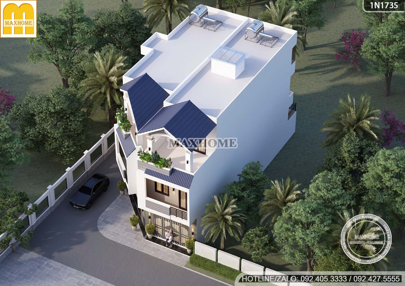 mau biet thu pho song lap phong cach hien dai dep an tuong thu hut moi goc nhin mh05697 9