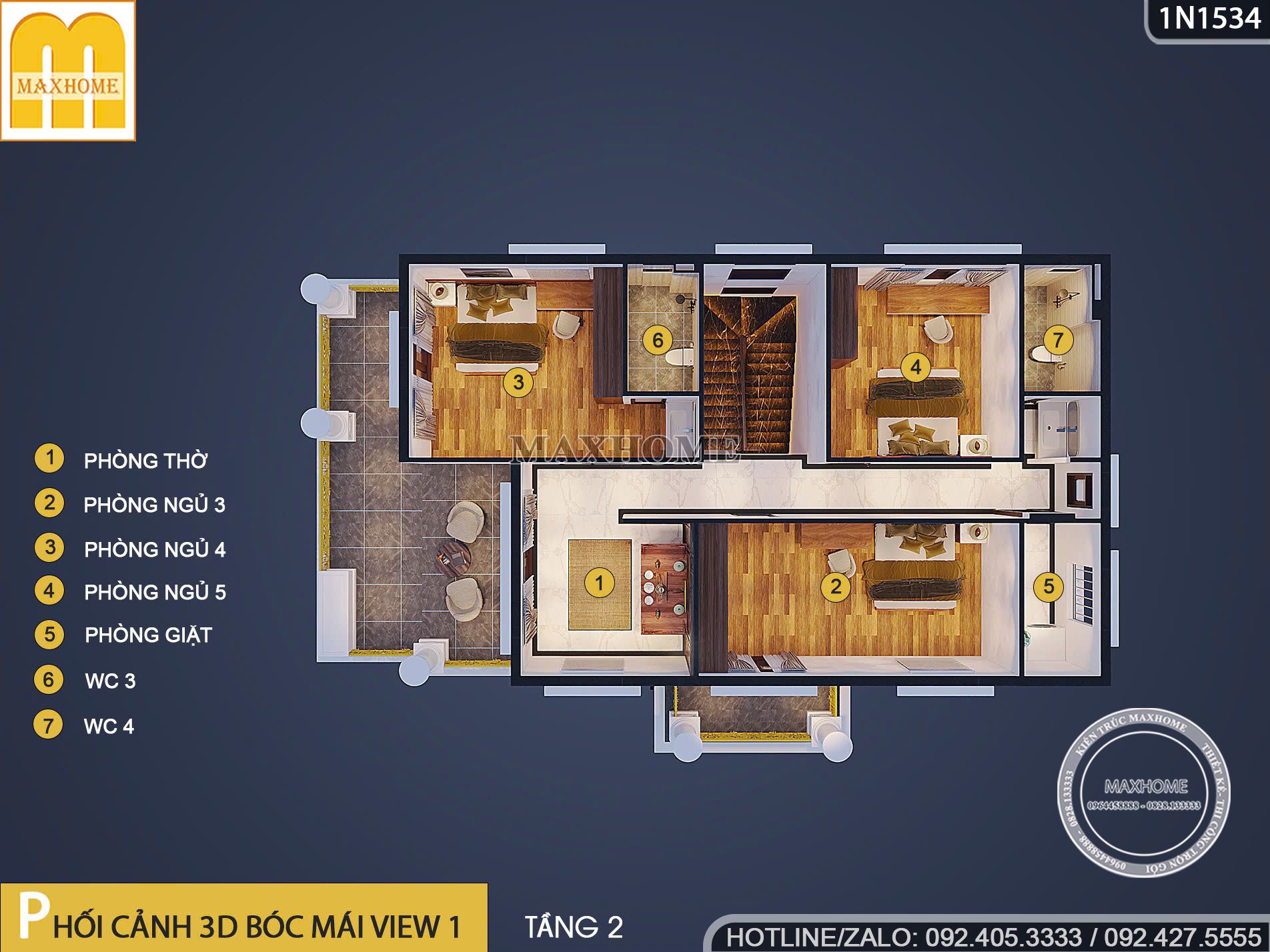 mau biet thu tan co 2 tang dang cap danh cho gia chu co gu 9