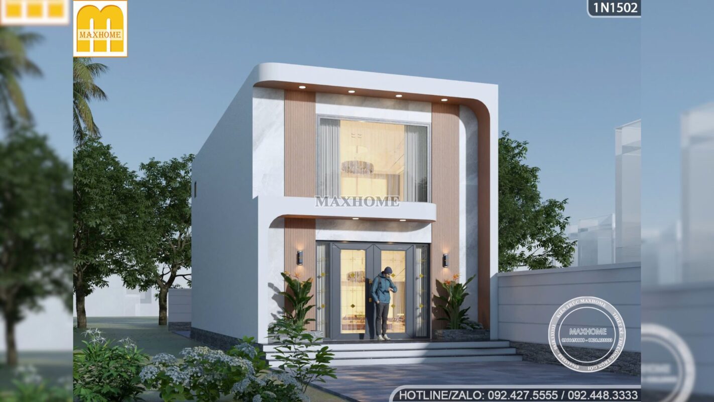 mau nha 1 tang 1 lung hien dai theo phong cach toi gian ma tien nghi 2