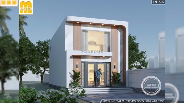 mau nha 1 tang 1 lung hien dai theo phong cach toi gian ma tien nghi 2