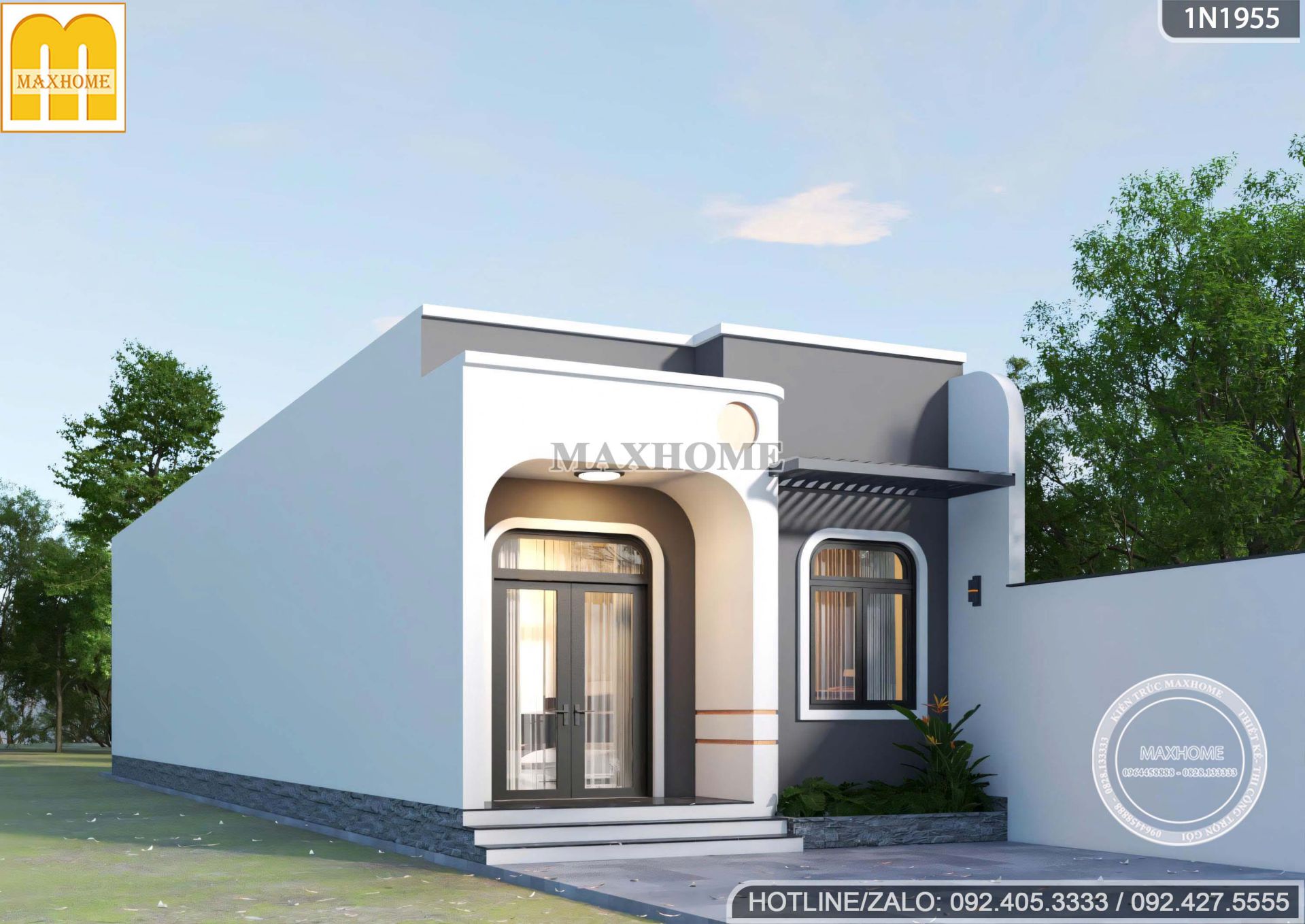 mau nha 1 tang mai bang nho xinh thiet ke toi gian nhung day cuon hut mh05909 12 mau nha 1 tang mai bang nho xinh thiet ke toi gian nhung day cuon hut mh05909 12