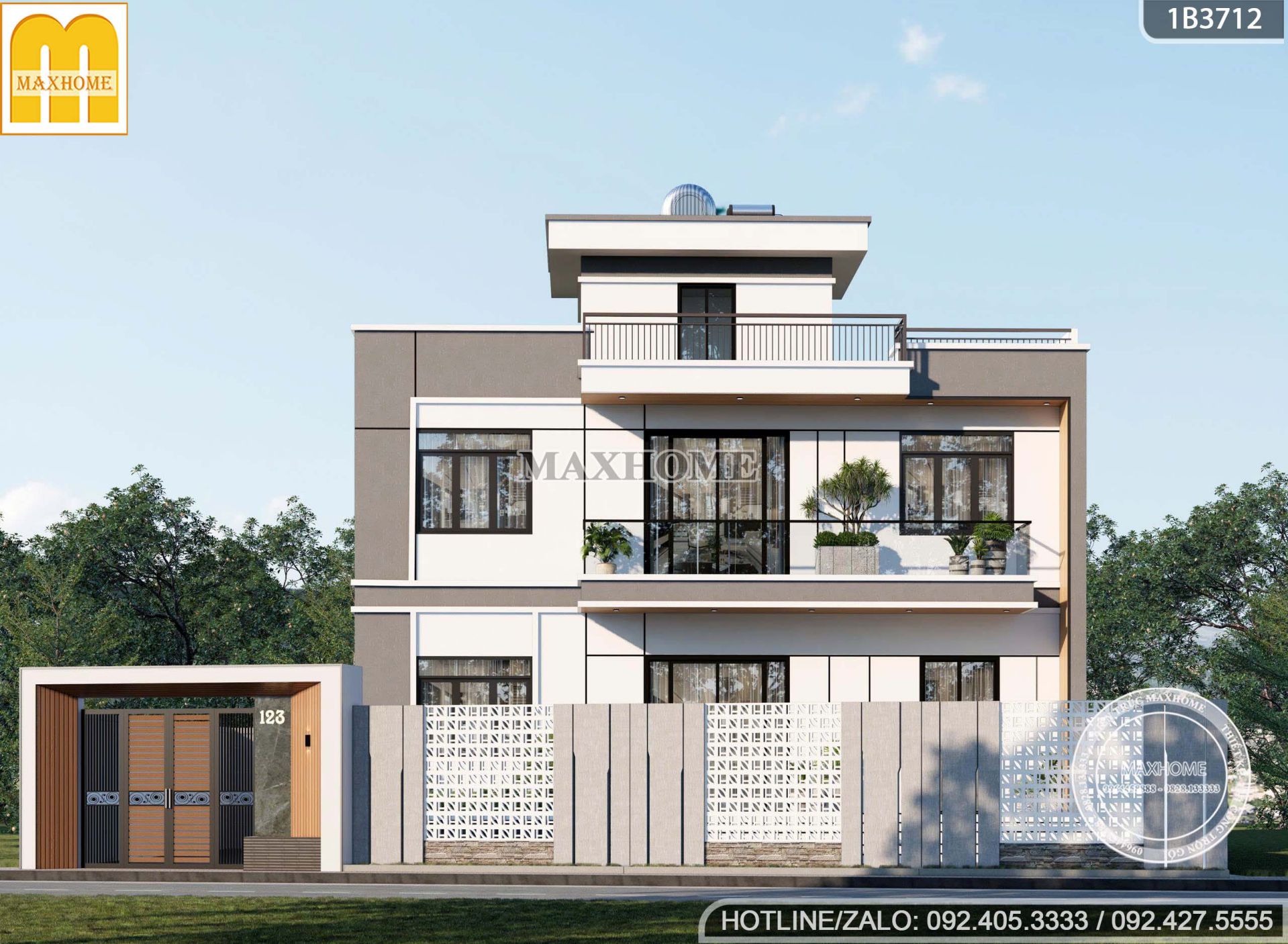 mau nha 2 tang 1 tum mai bang gia tot tai bac ninh duoc ua chuong mh05793 11