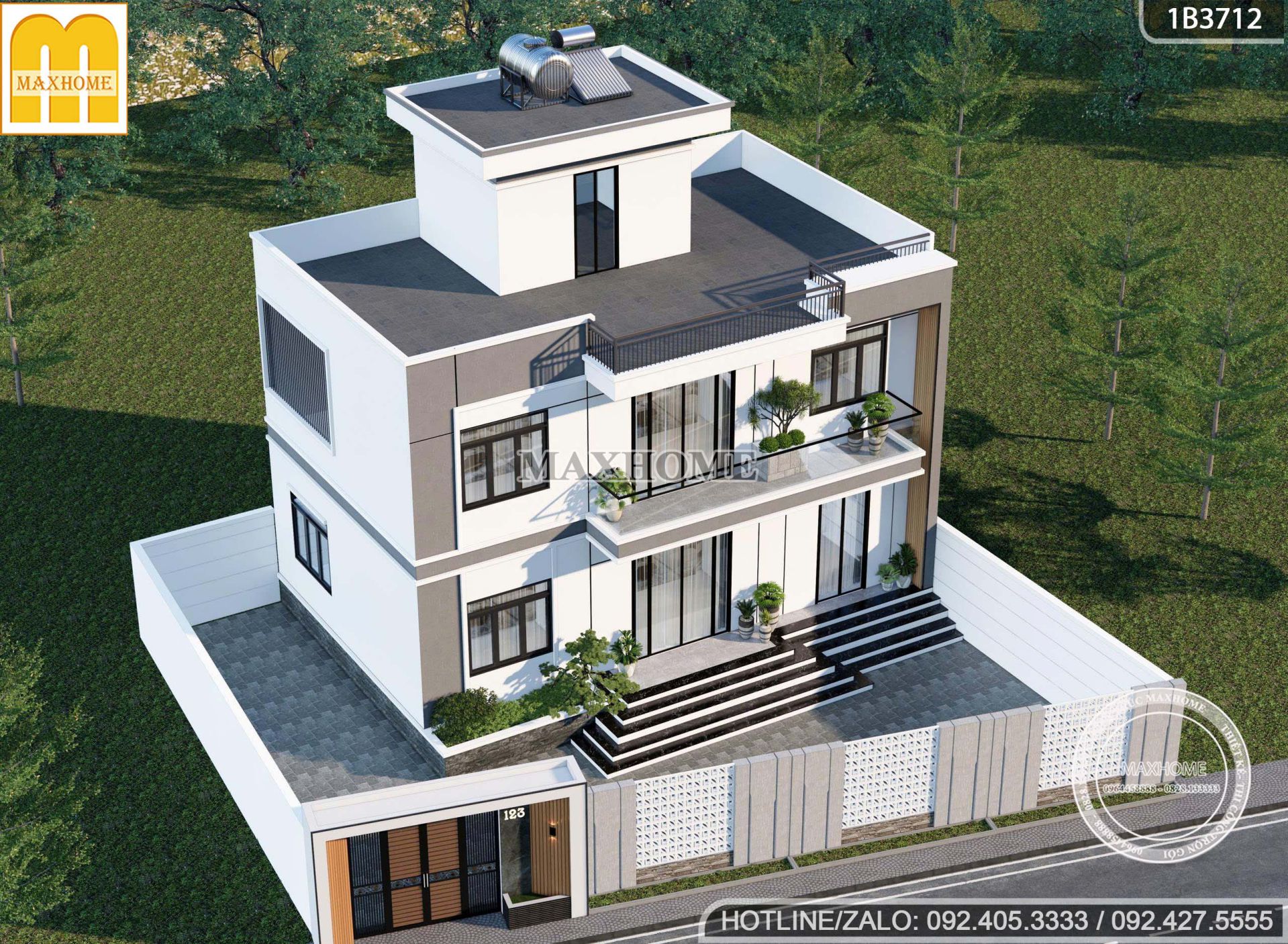 mau nha 2 tang 1 tum mai bang gia tot tai bac ninh duoc ua chuong mh05793 12