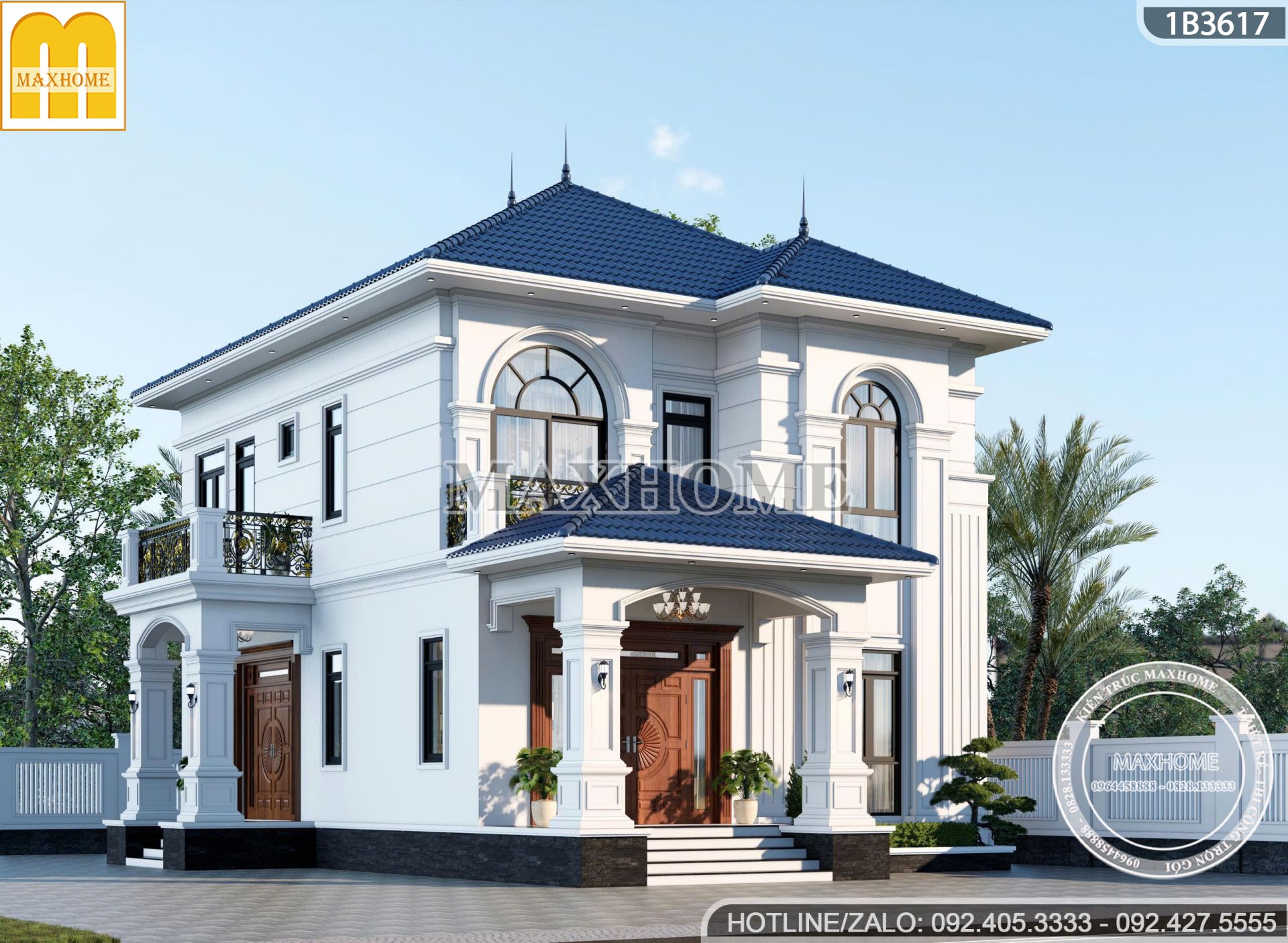 mau nha 2 tang 4 phong ngu mai nhat tan co dien dep sang cong nang hoan hao mh05879 1