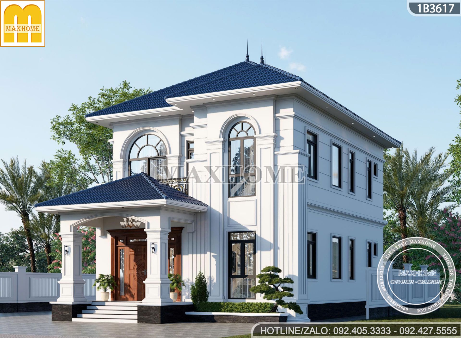 mau nha 2 tang 4 phong ngu mai nhat tan co dien dep sang cong nang hoan hao mh05879 2