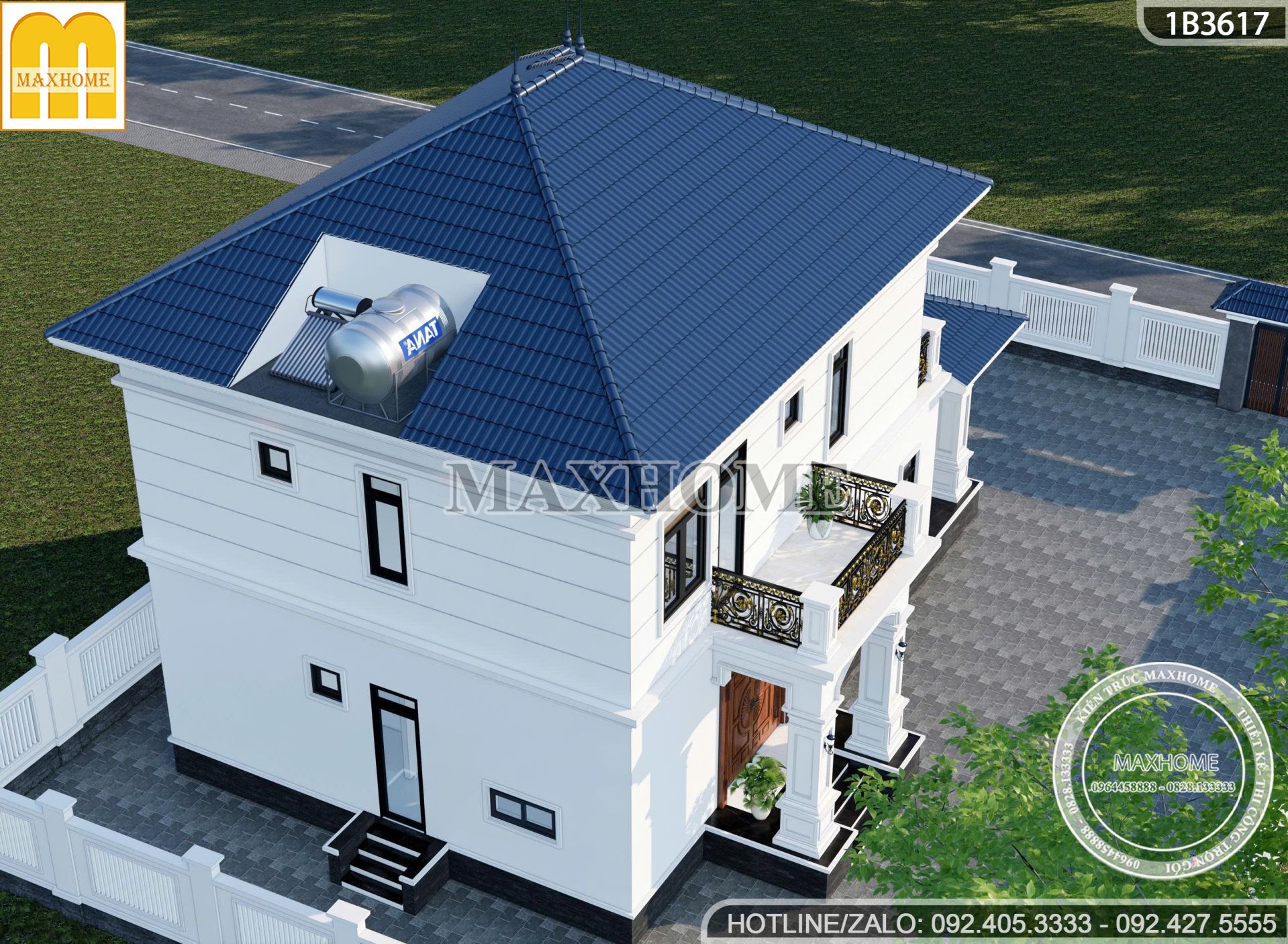 mau nha 2 tang 4 phong ngu mai nhat tan co dien dep sang cong nang hoan hao mh05879 3