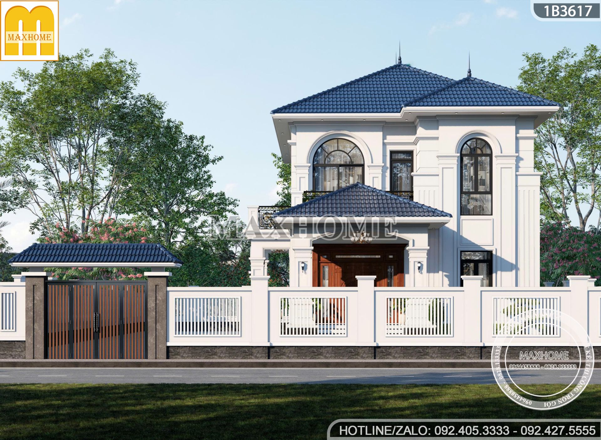 mau nha 2 tang 4 phong ngu mai nhat tan co dien dep sang cong nang hoan hao mh05879 4