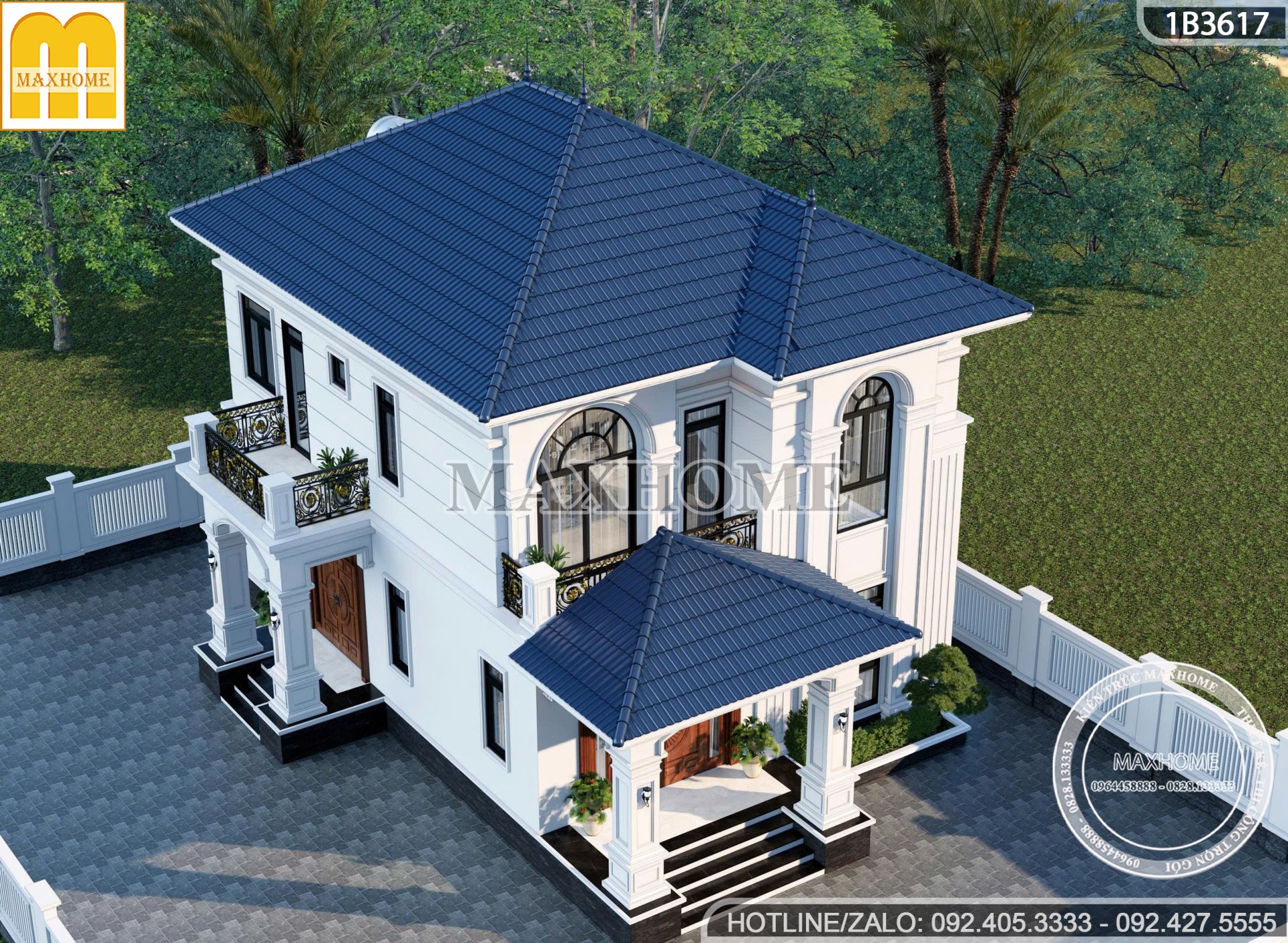 mau nha 2 tang 4 phong ngu mai nhat tan co dien dep sang cong nang hoan hao mh05879 6