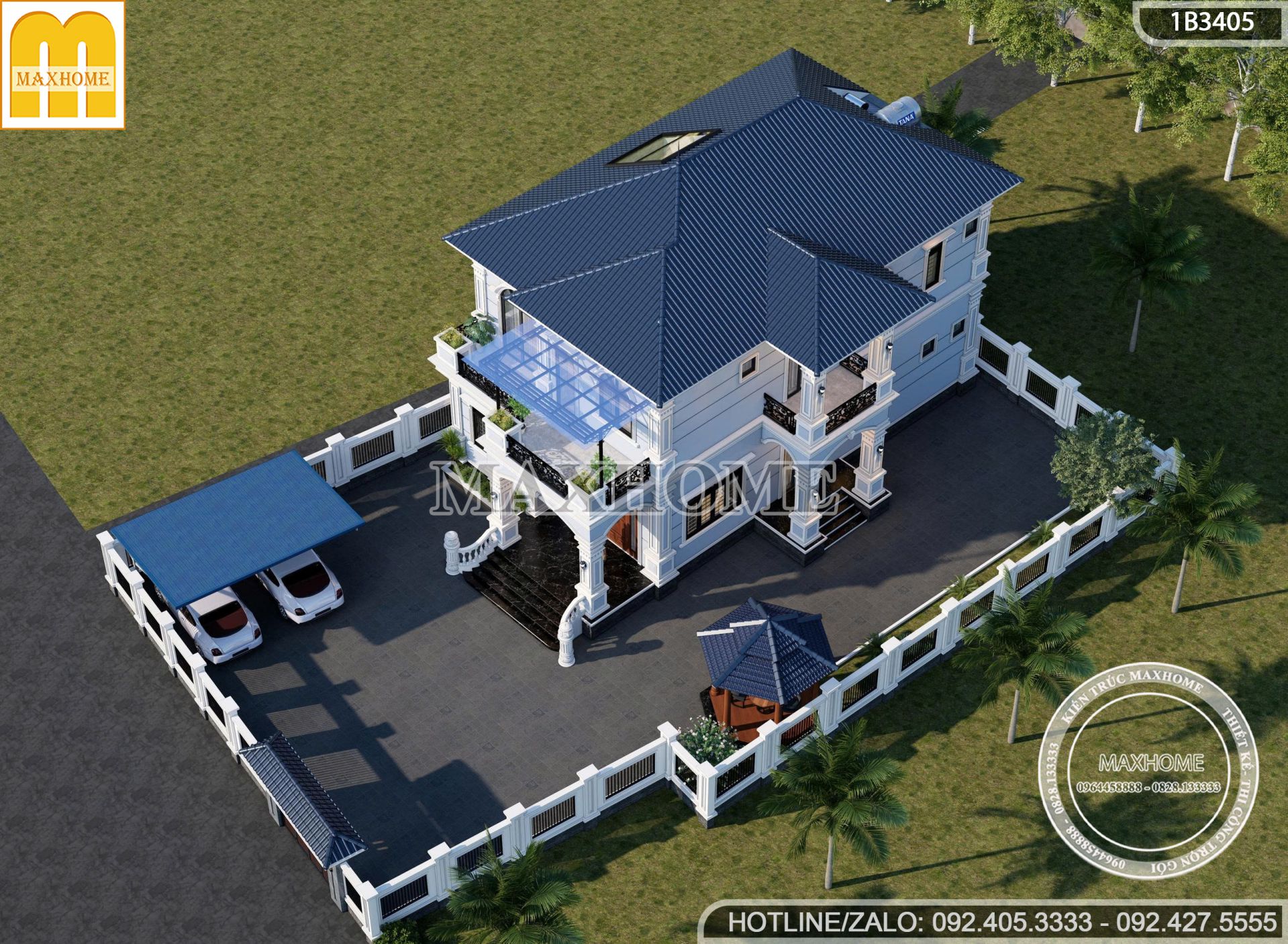 mau nha 2 tang 5 phong ngu mai nhat tan co dien dep long lay kieu sa mh05764 4