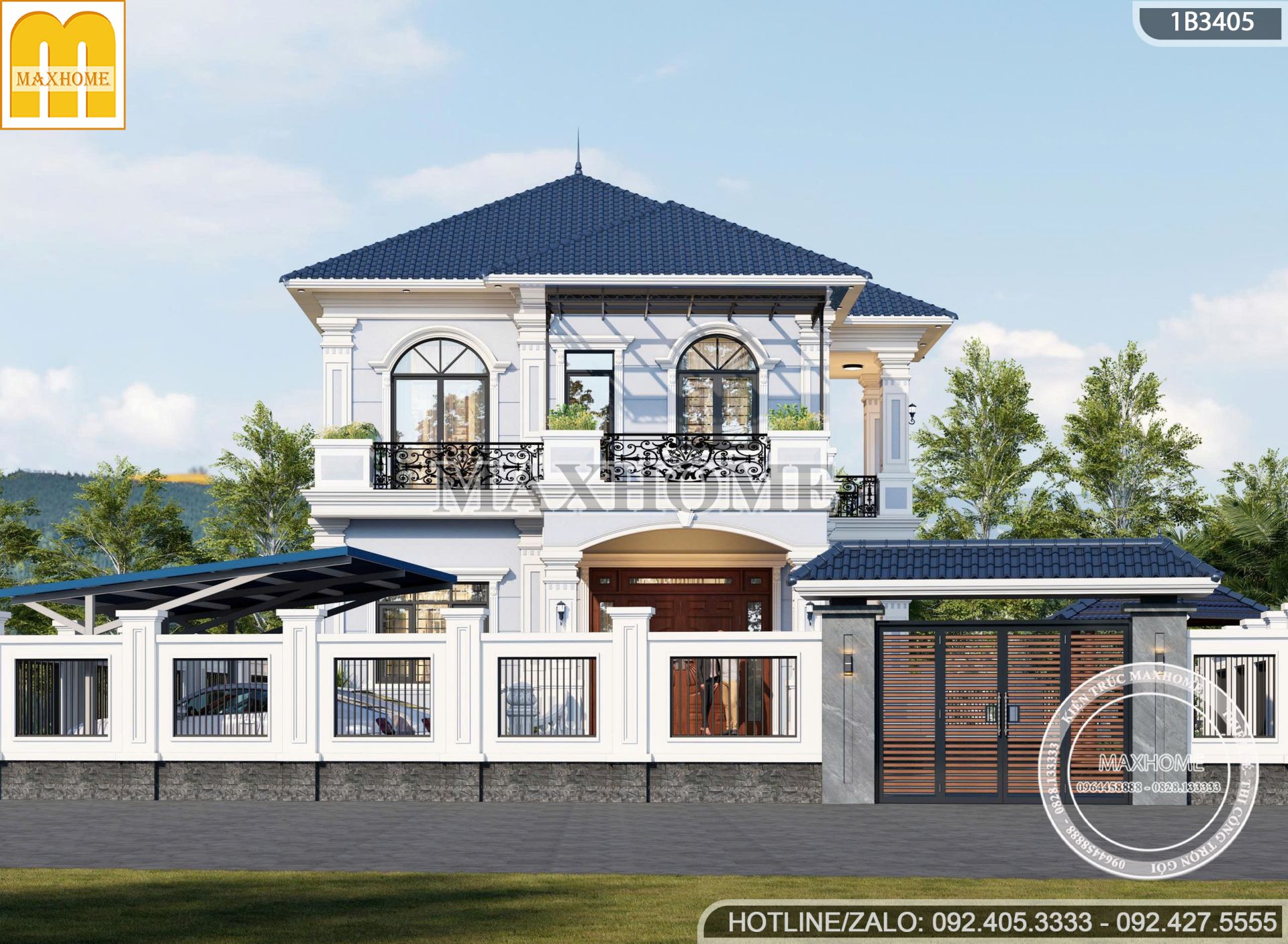 mau nha 2 tang 5 phong ngu mai nhat tan co dien dep long lay kieu sa mh05764 6