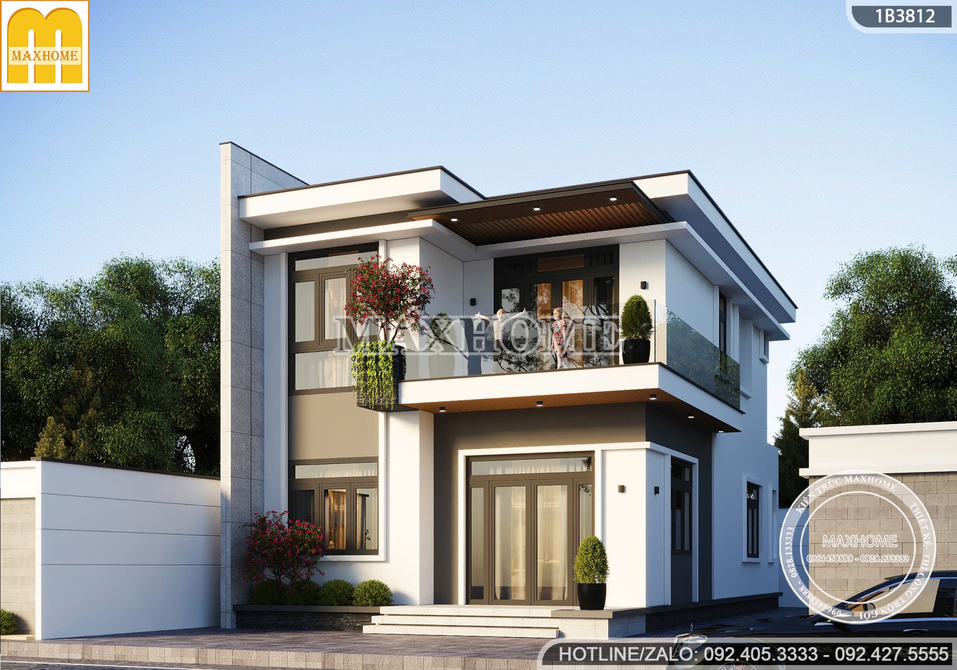 mau nha 2 tang mai bang thiet ke hien dai chuan gu sang xin mh05776 7