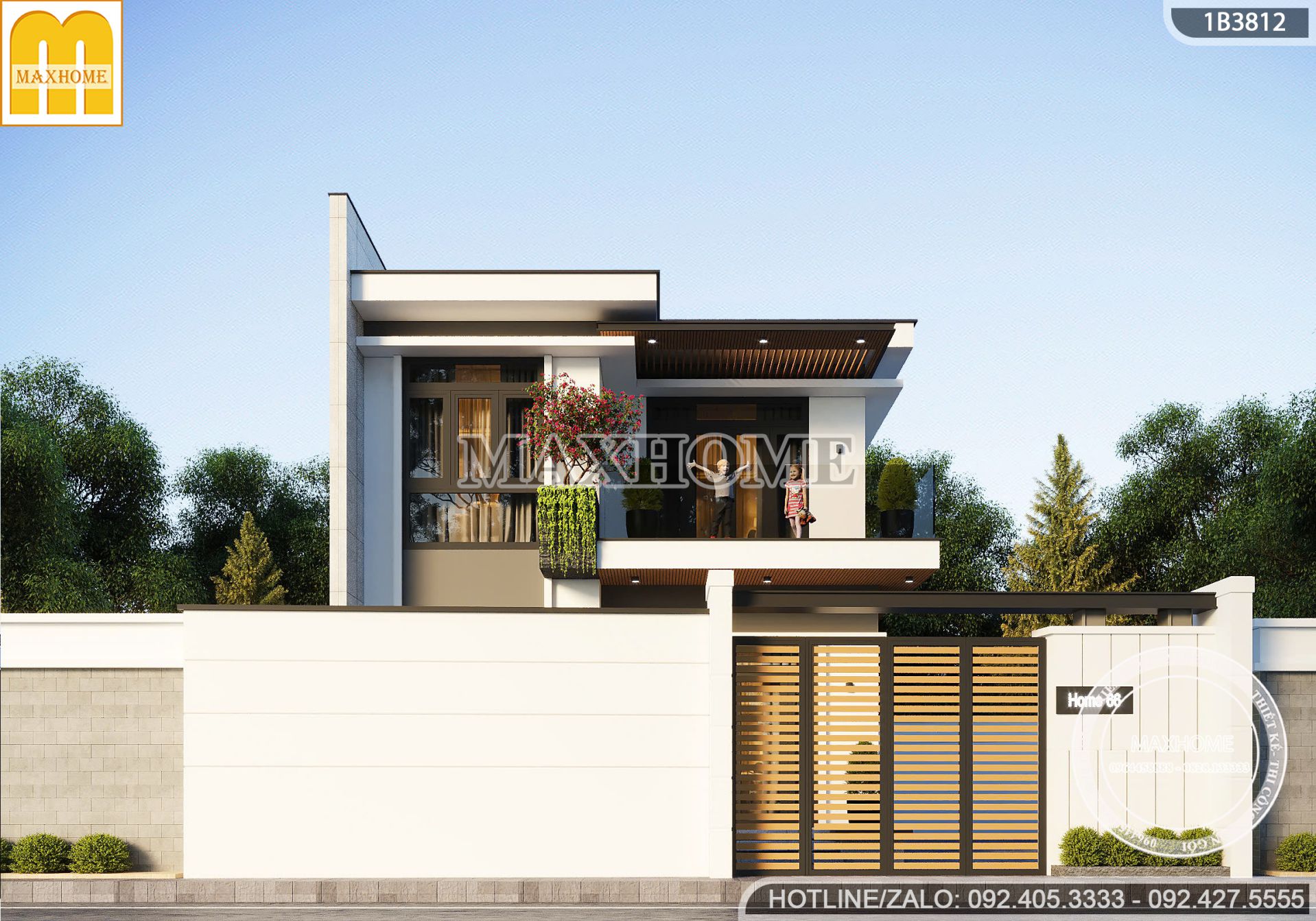 mau nha 2 tang mai bang thiet ke hien dai chuan gu sang xin mh05776 9