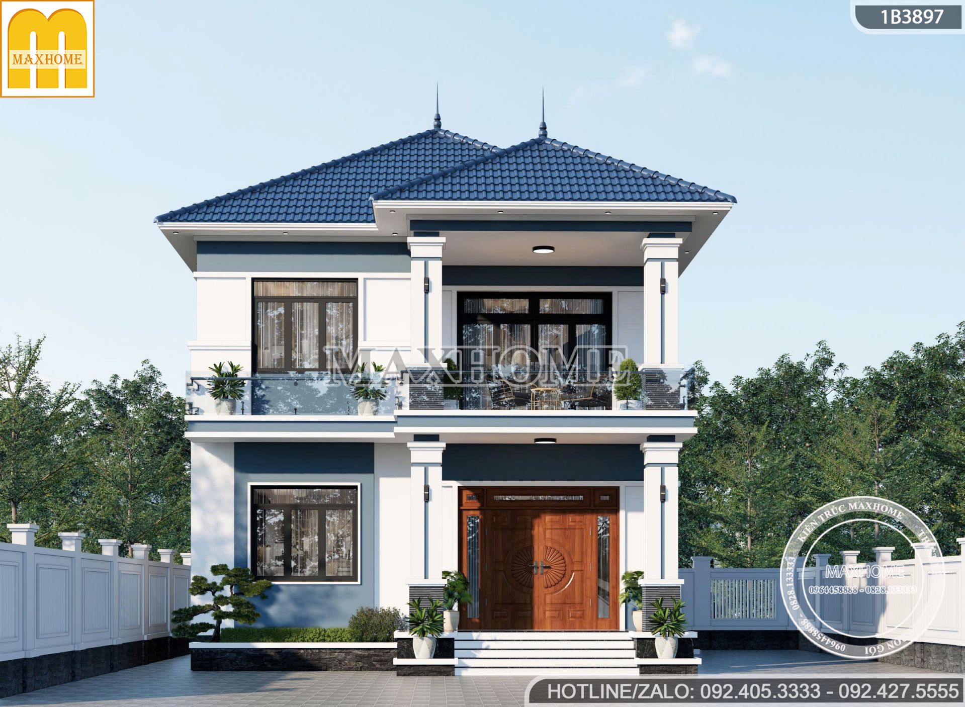 mau nha 2 tang mai nhat hien dai dep man nhan tai quang ninh mh05837 2