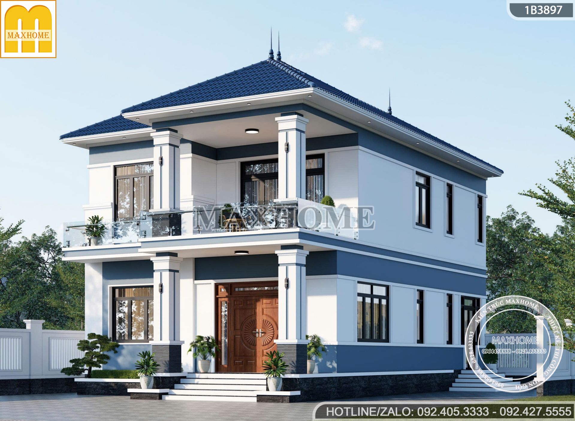 mau nha 2 tang mai nhat hien dai dep man nhan tai quang ninh mh05837 3