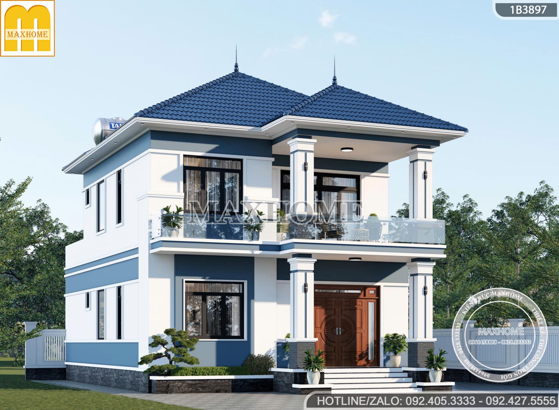 mau nha 2 tang mai nhat hien dai dep man nhan tai quang ninh mh05837 5