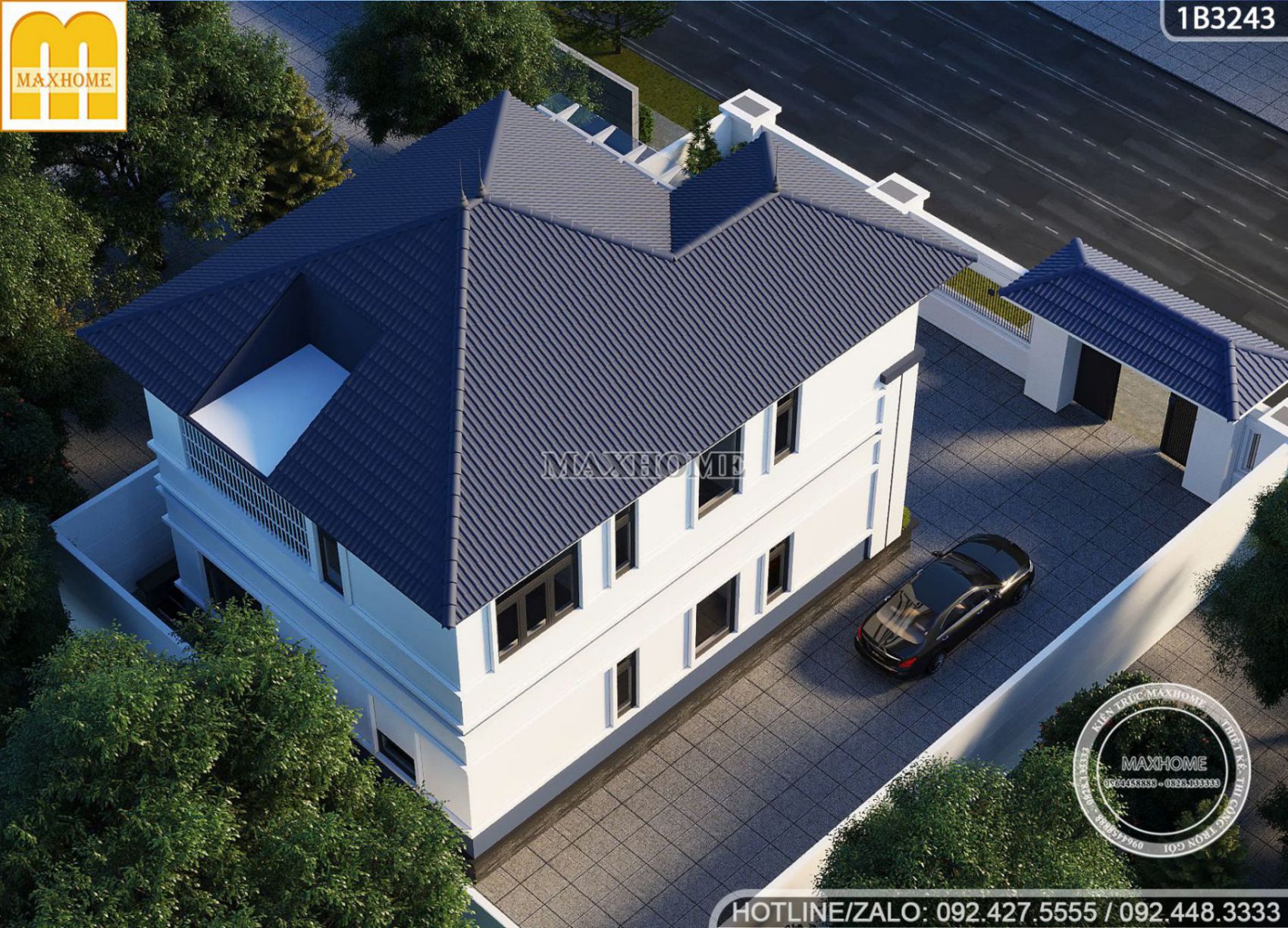 mau nha 2 tang mai nhat hien dai duoc maxhome thiet ke day tien nghi 10