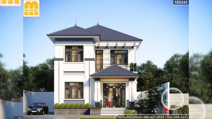 mau nha 2 tang mai nhat hien dai duoc maxhome thiet ke day tien nghi 2