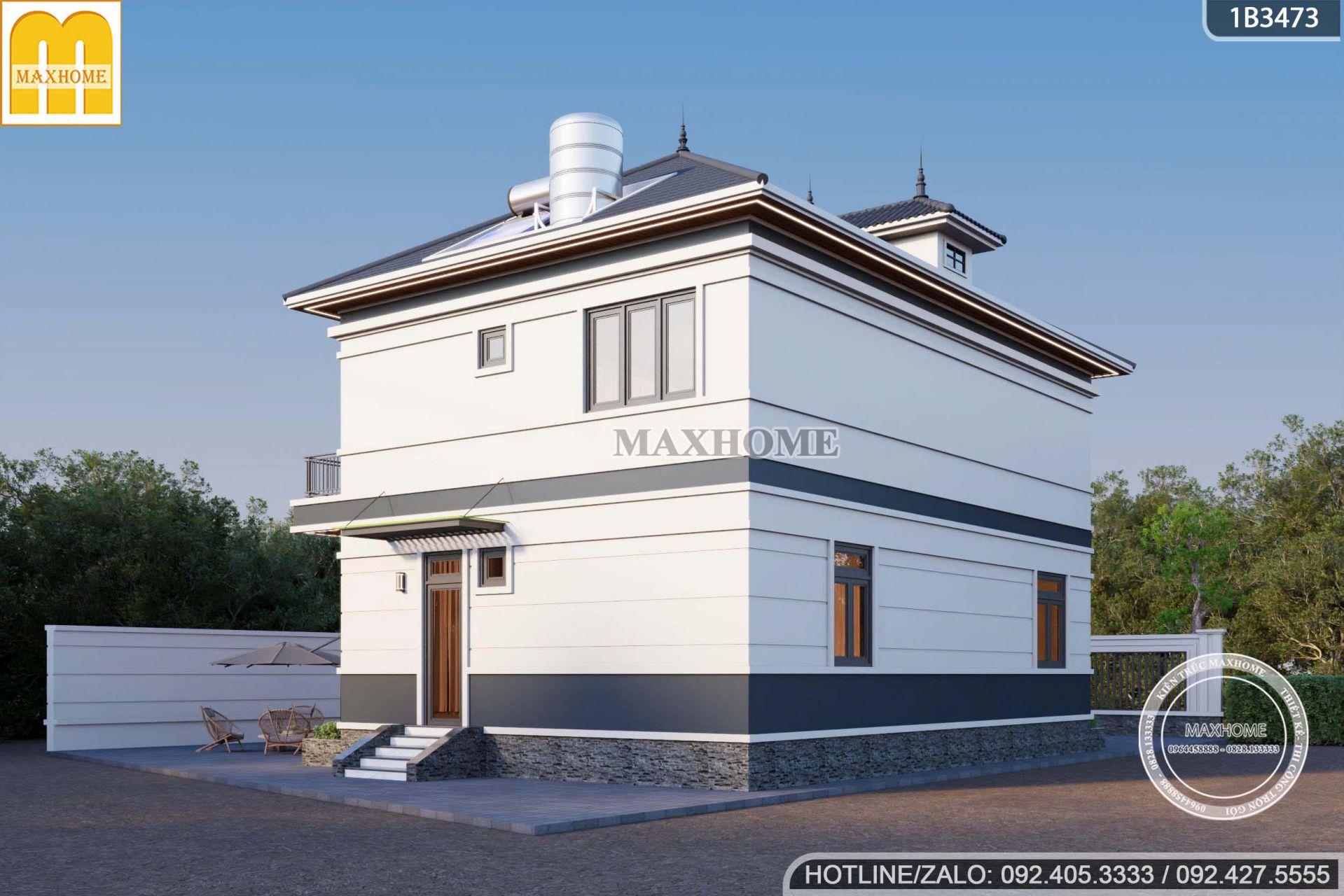 mau nha 2 tang mai nhat tan co dien 4 phong ngu khien gia chu xem la me mh05390 1