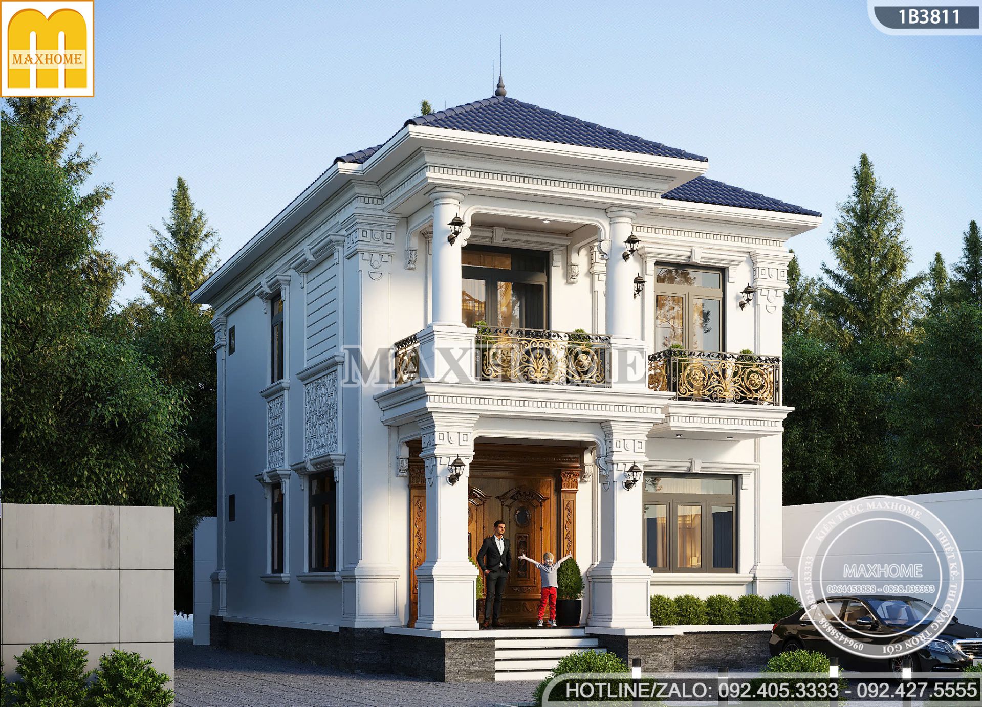 mau nha 2 tang mai nhat tan co dien dep sang cong nang khoa hoc mh05791 1