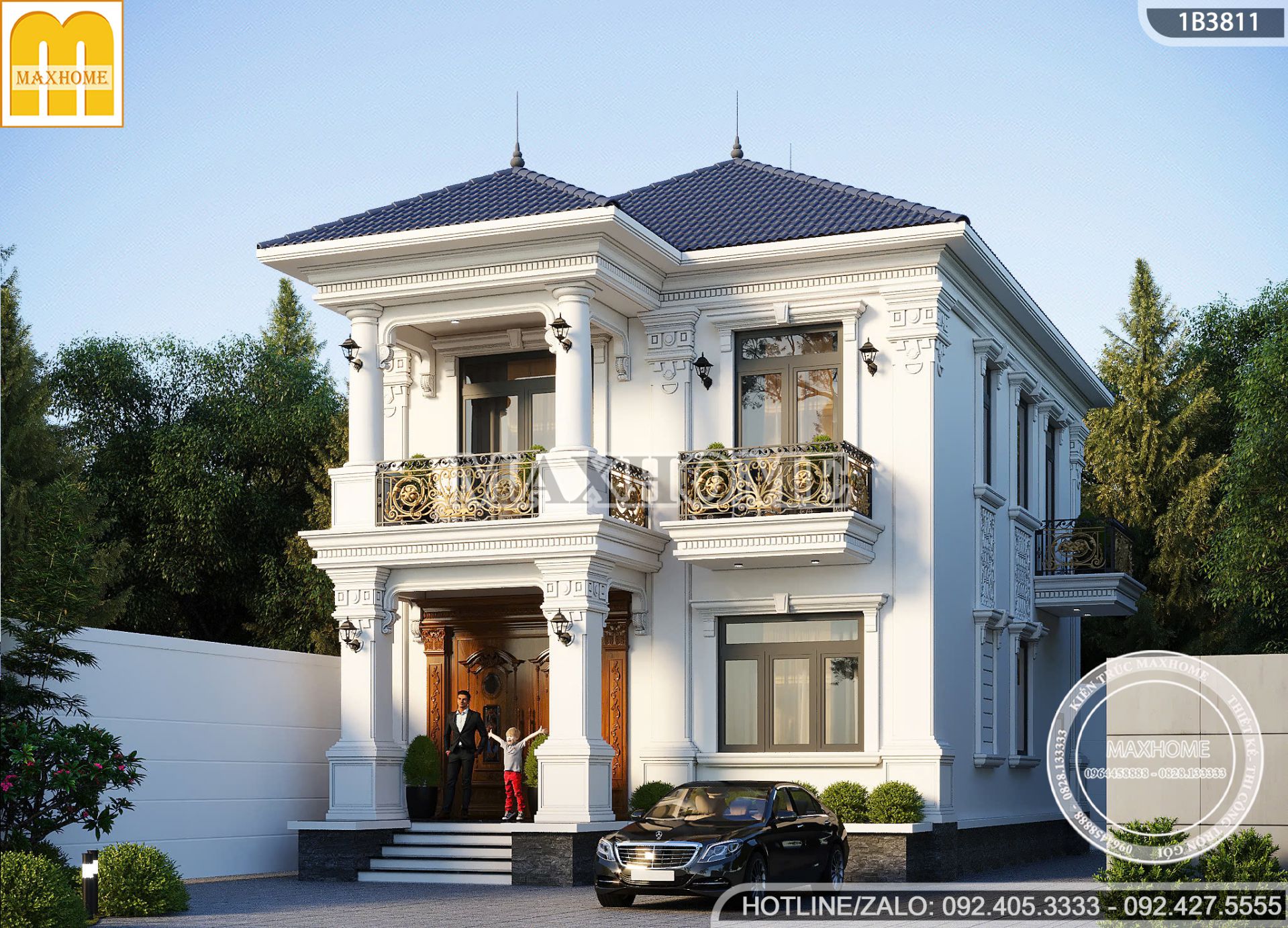 mau nha 2 tang mai nhat tan co dien dep sang cong nang khoa hoc mh05791 3