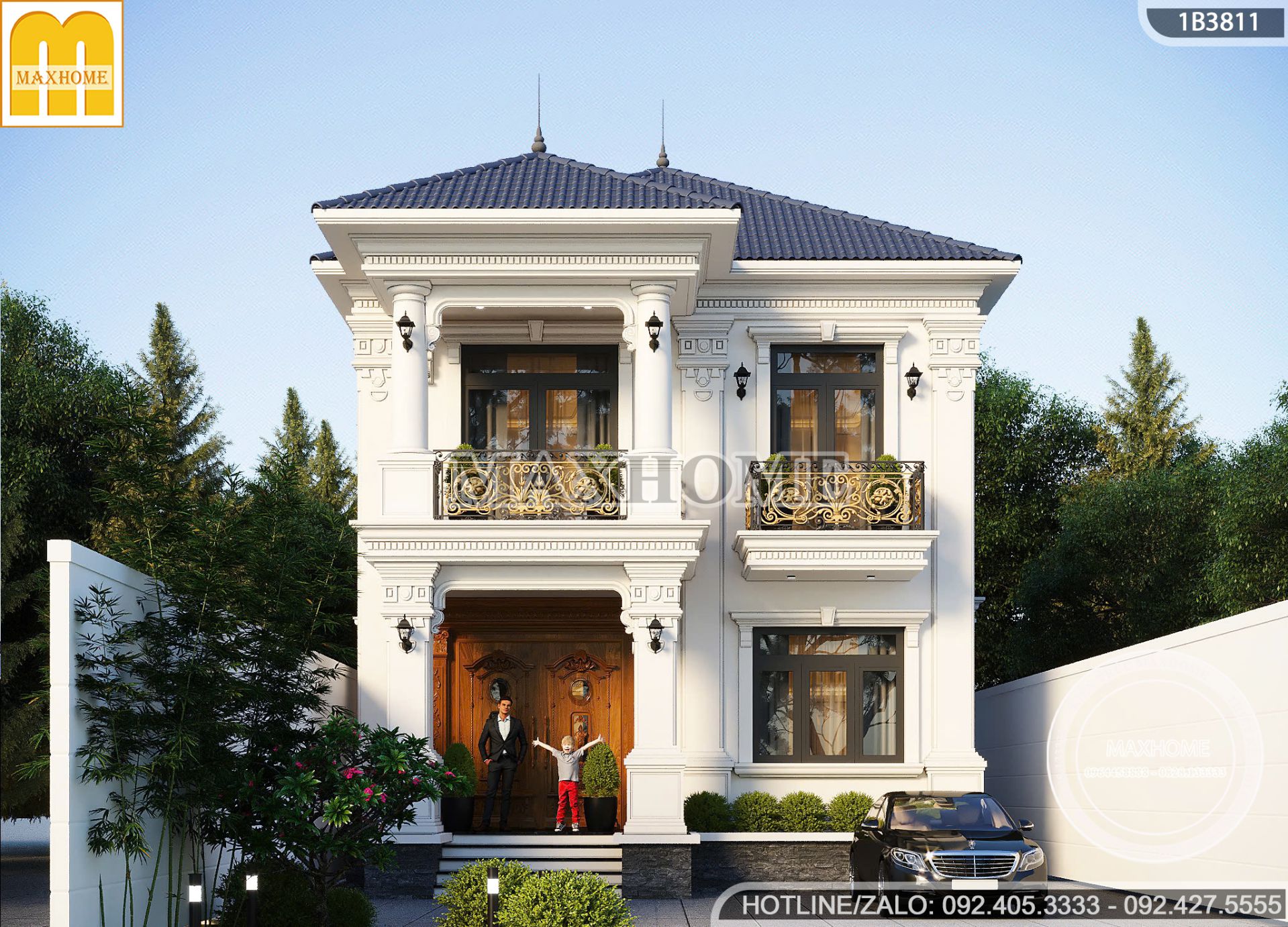 mau nha 2 tang mai nhat tan co dien dep sang cong nang khoa hoc mh05791 5