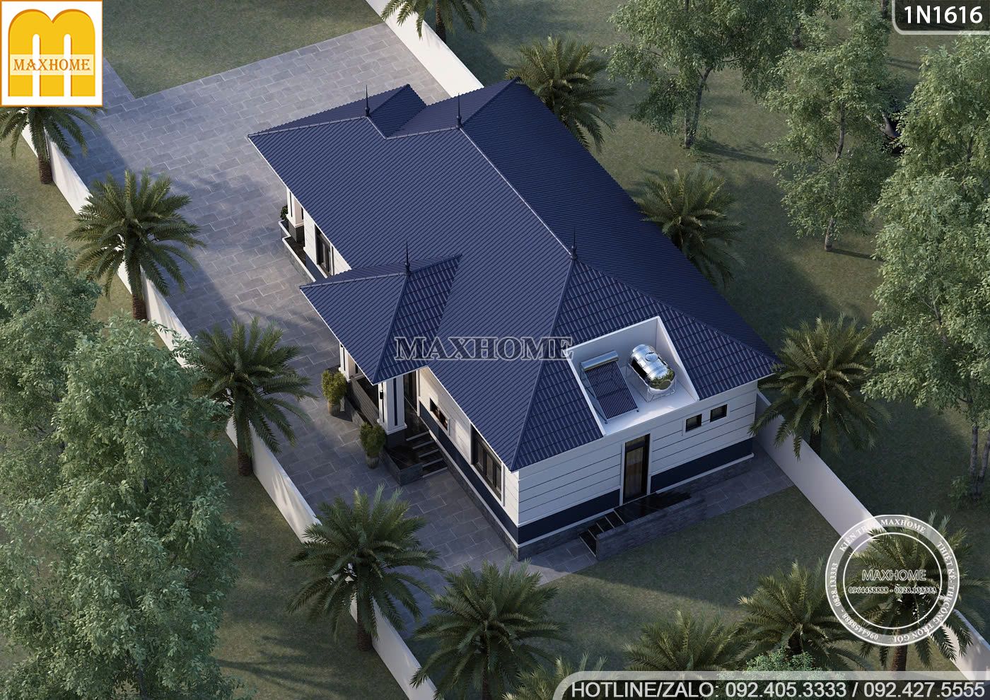 mau nha cap 4 3 phong ngu hien dai tre trung phu hop cho gia dinh nho 1