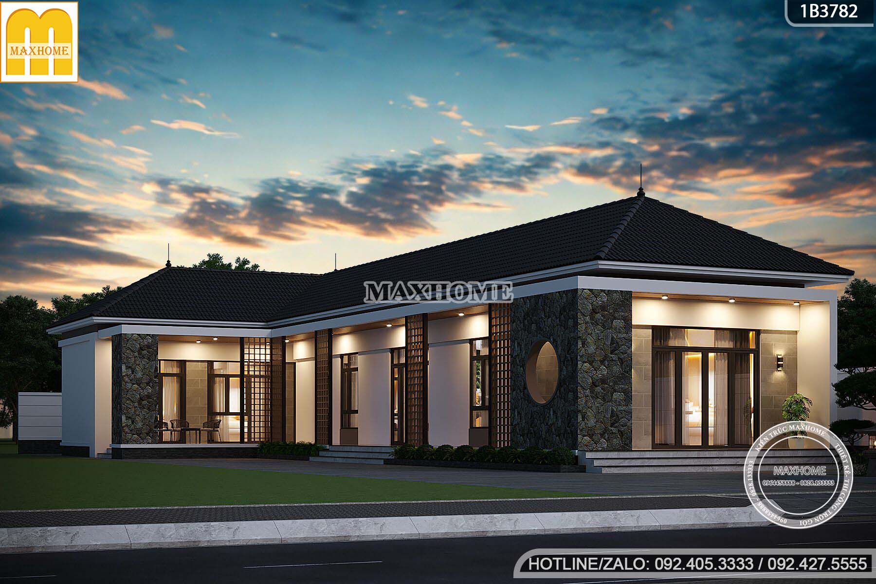 mau nha cap 4 mai nhat chu l dep tai nong thon sang trong va hien dai mh05661 10