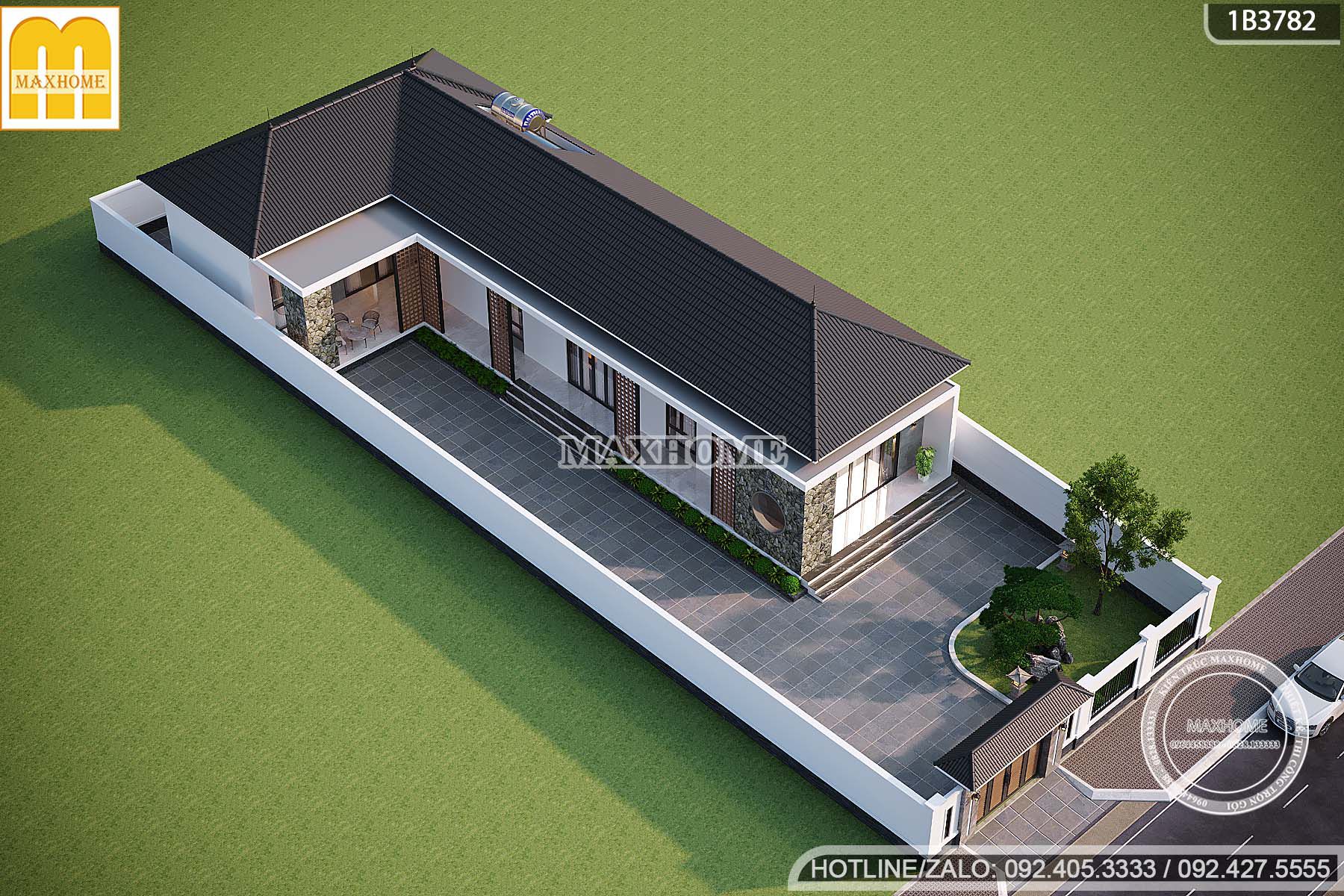 mau nha cap 4 mai nhat chu l dep tai nong thon sang trong va hien dai mh05661 11