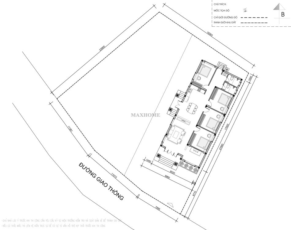 mau nha cap 4 mai nhat dep voi khong gian 3 phong ngu hien dai 19