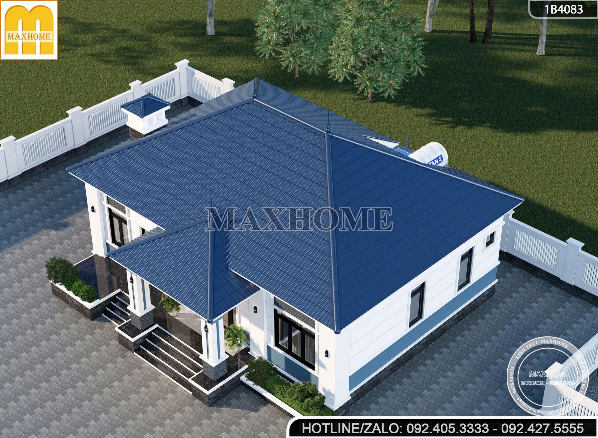 mau nha cap 4 mai nhat hien dai dep xuat sac chi phi thiet ke re bat ngo mh05827 1