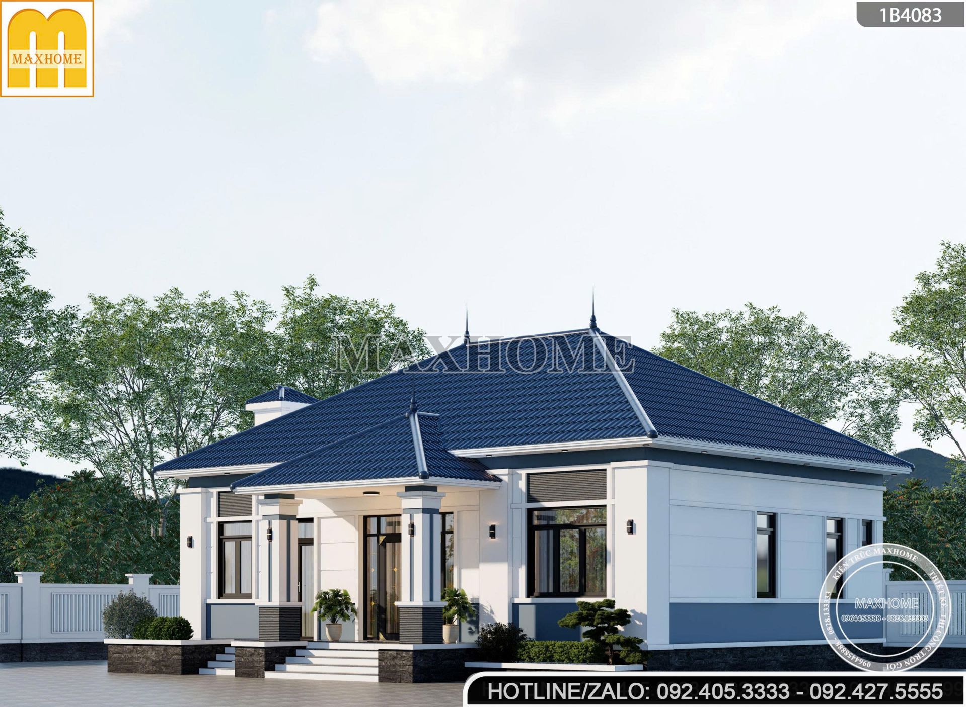 mau nha cap 4 mai nhat hien dai dep xuat sac chi phi thiet ke re bat ngo mh05827 4 (2)