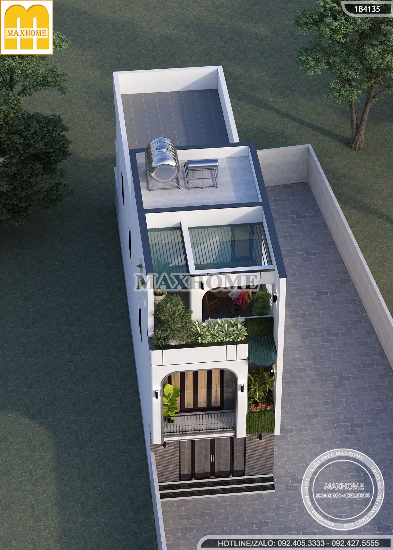 mau nha pho 2 tang 1 tum dep xuat sac cong nang chuan chi phi hop ly mh05855 9