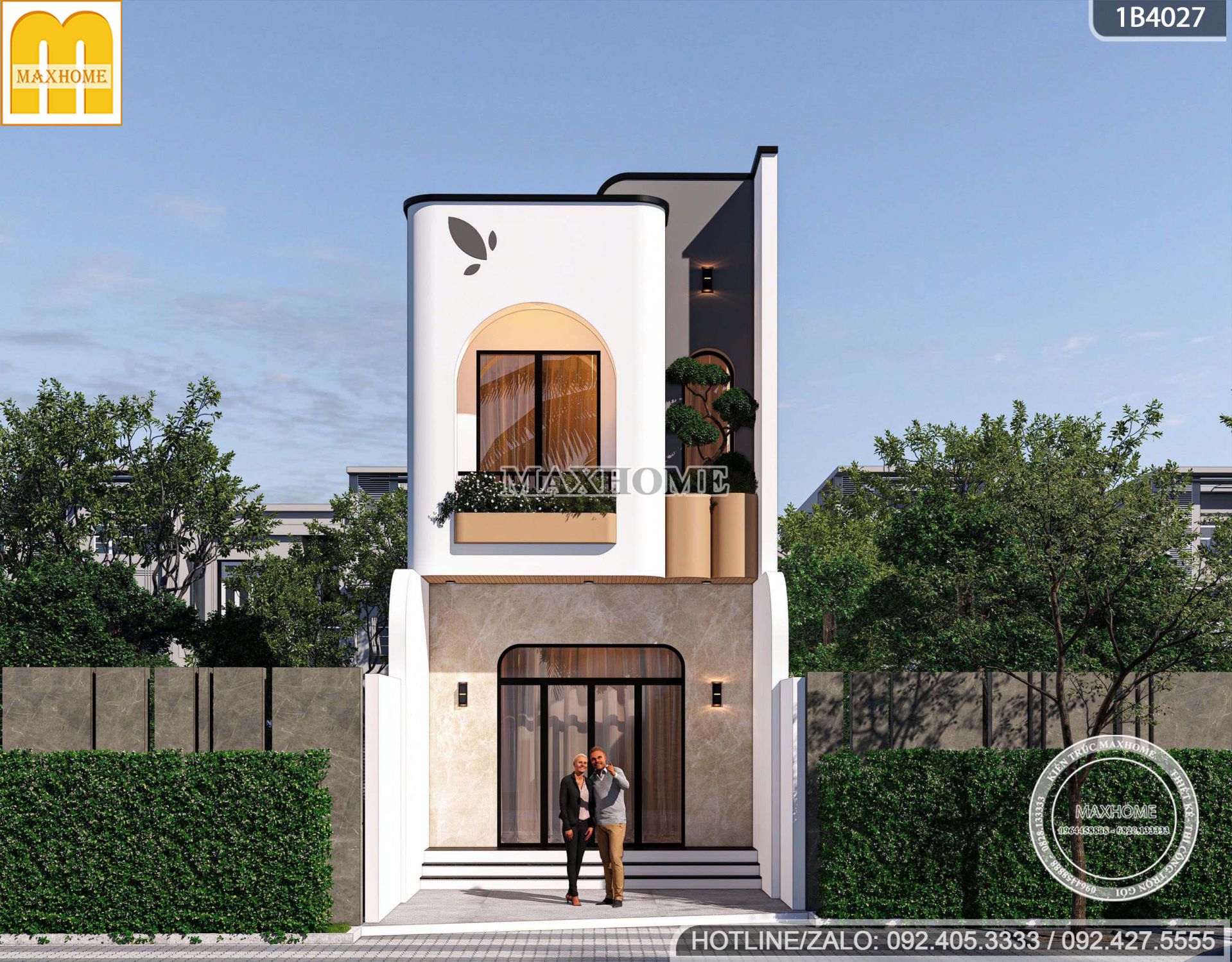 mau nha pho 2 tang dep tien nghi xu huong moi do min home thiet ke mn05767 1