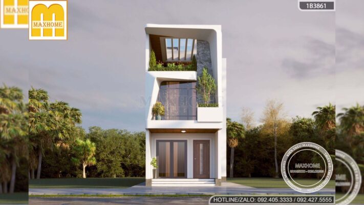 mau nha pho 3 tang hien dai mat tien dep ban cong xanh thoang mat mh05851 1