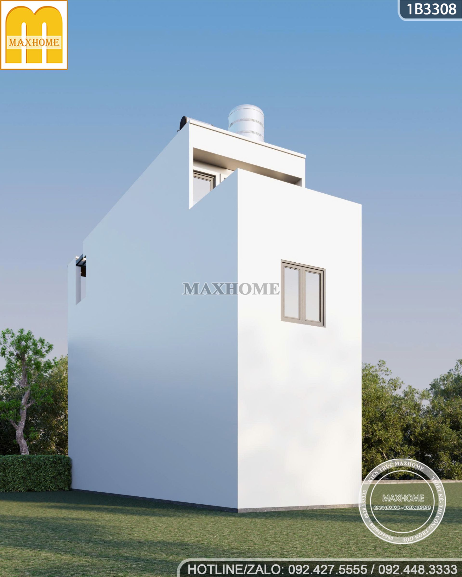 mau nha pho 3 tang mat tien 3 8m cuc ky hien dai va co chi phi hop ly 7