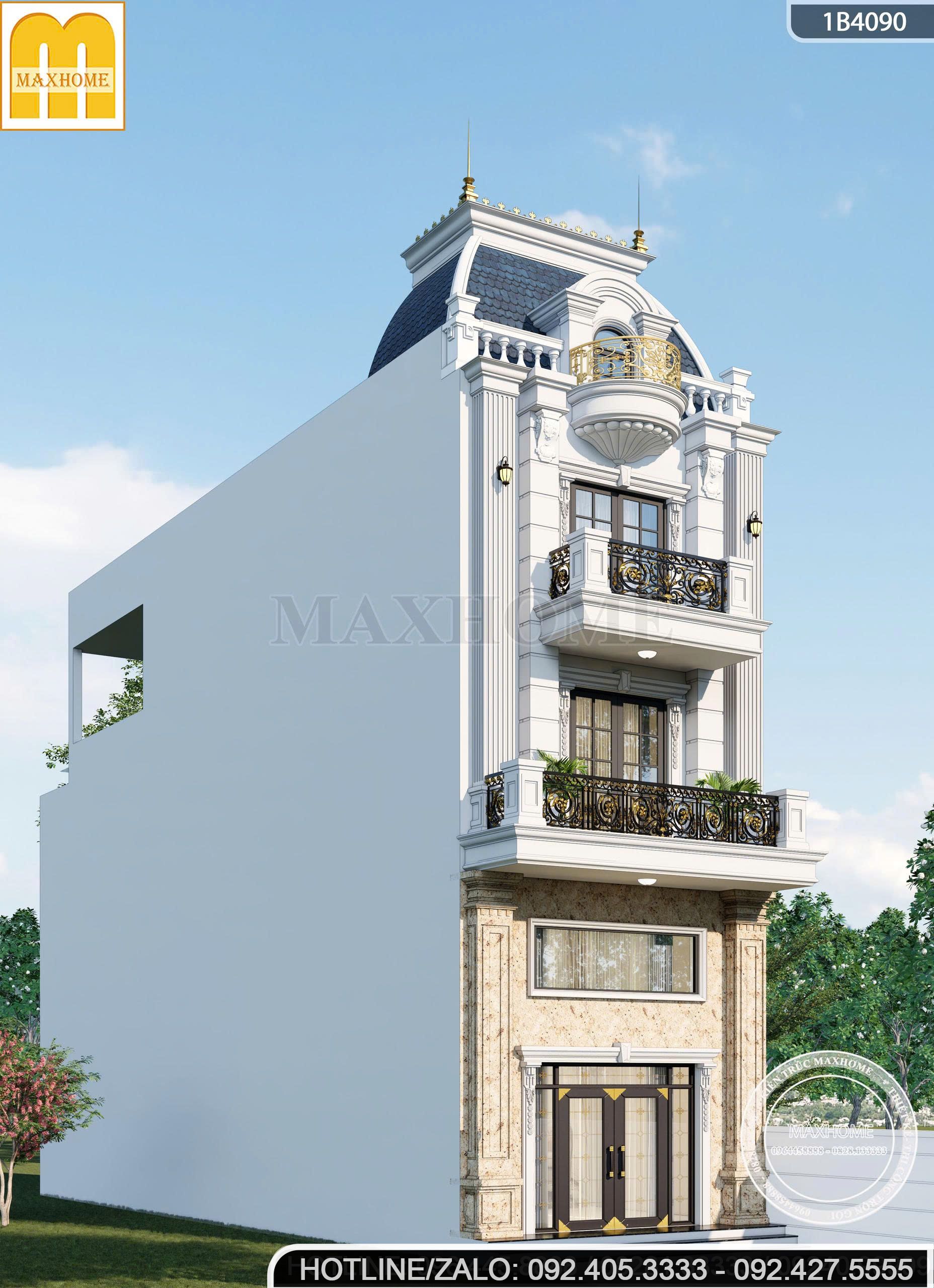 mau nha pho tan co dien 3 tang 1 lung dep sang trong kieu sa tai hue mh05892 1