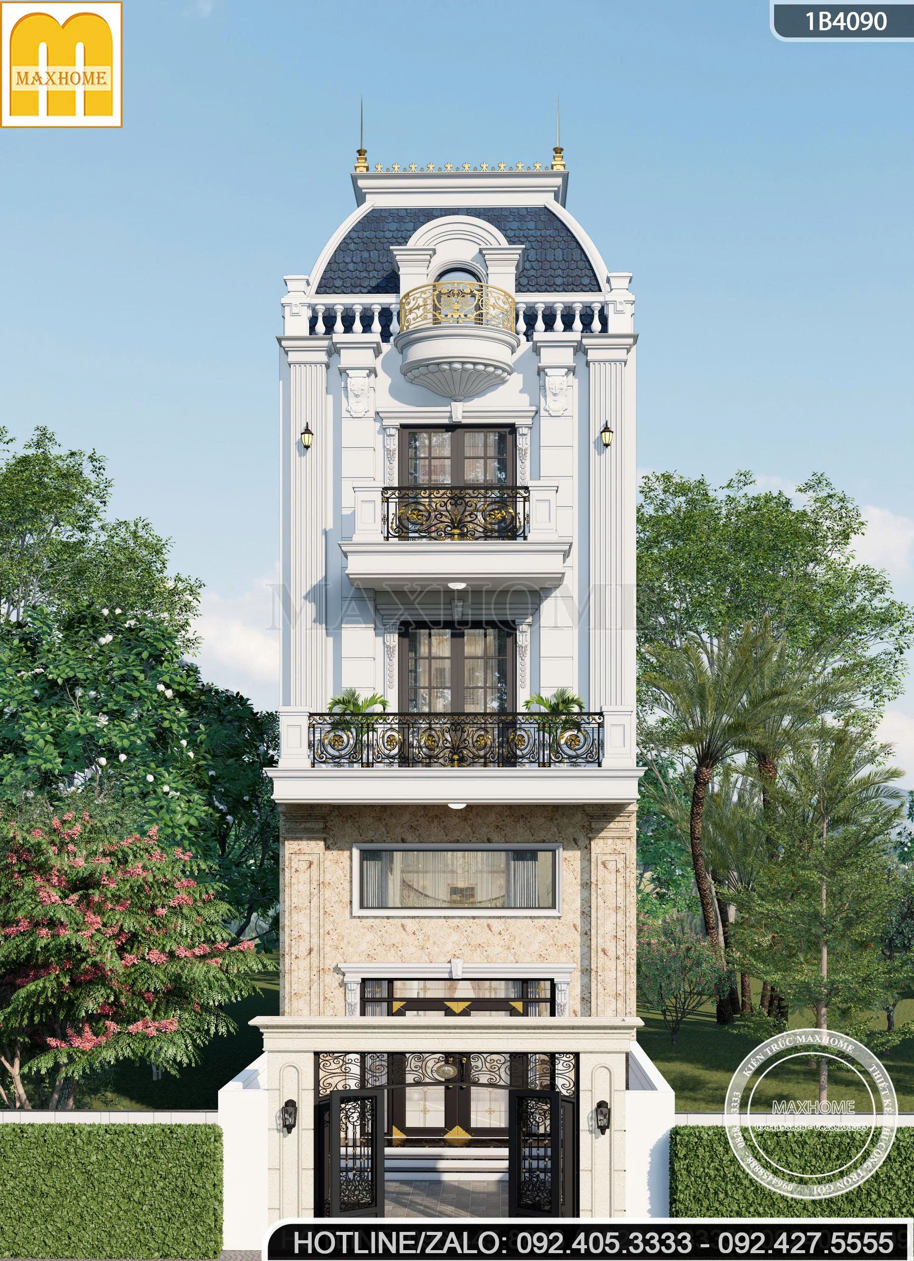 mau nha pho tan co dien 3 tang 1 lung dep sang trong kieu sa tai hue mh05892 3