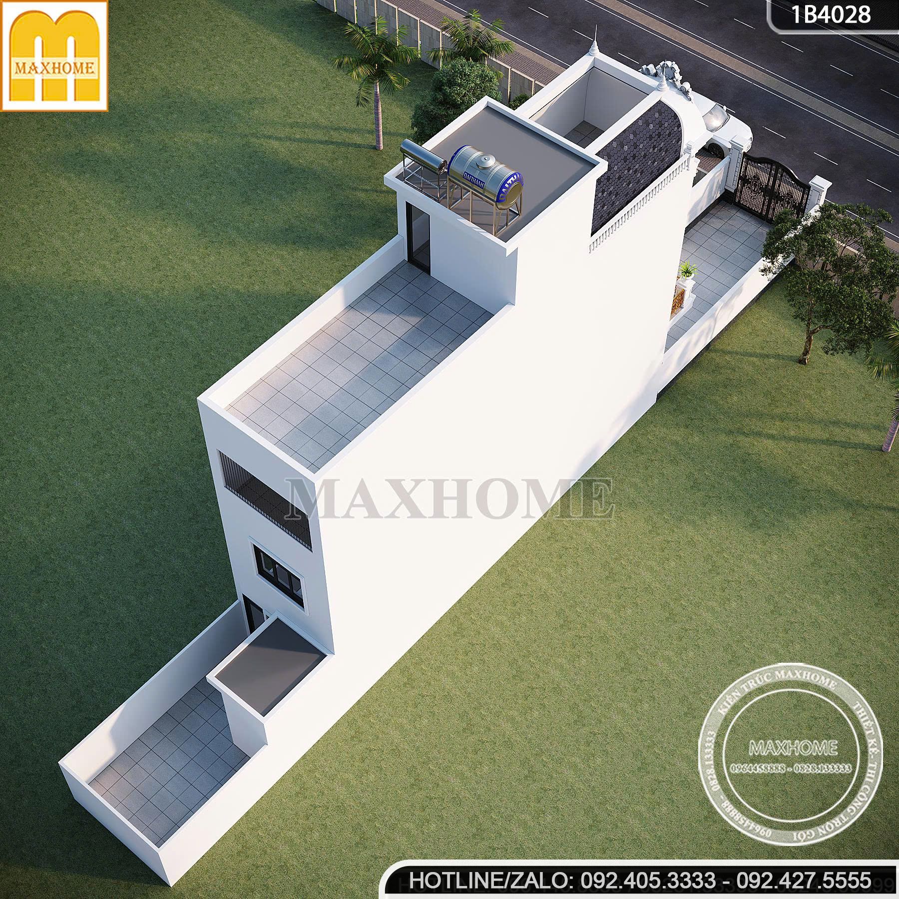 mau nha pho tan co dien 3 tang 1 tum dep long lay kieu sa giua long do thi mh05945 3