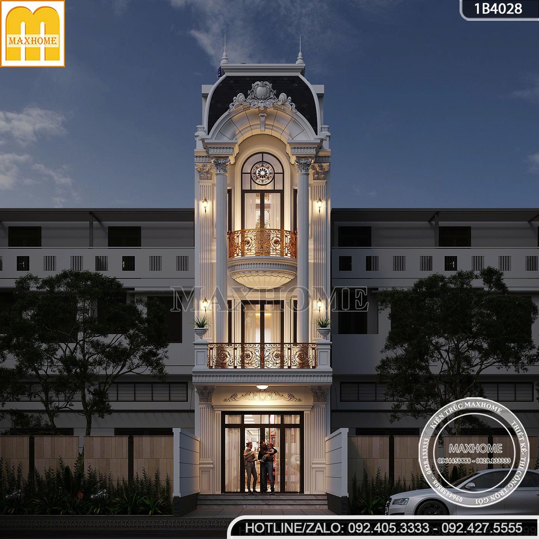 mau nha pho tan co dien 3 tang 1 tum dep long lay kieu sa giua long do thi mh05945 4