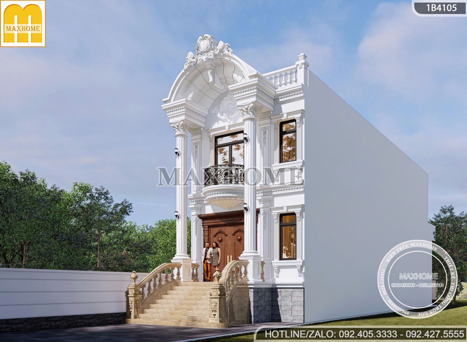 mau nha pho tan co dien co tang ham dep cuon hut tien nghi mh05894 2