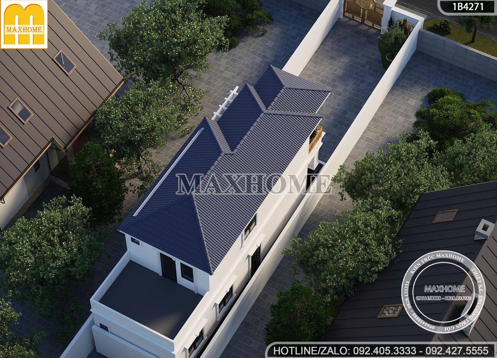 mau nha pho tan co dien mai nhat 2 tang dep xuat sac tai phu tho mh05949 1 mau nha pho tan co dien mai nhat 2 tang dep xuat sac tai phu tho mh05949 1