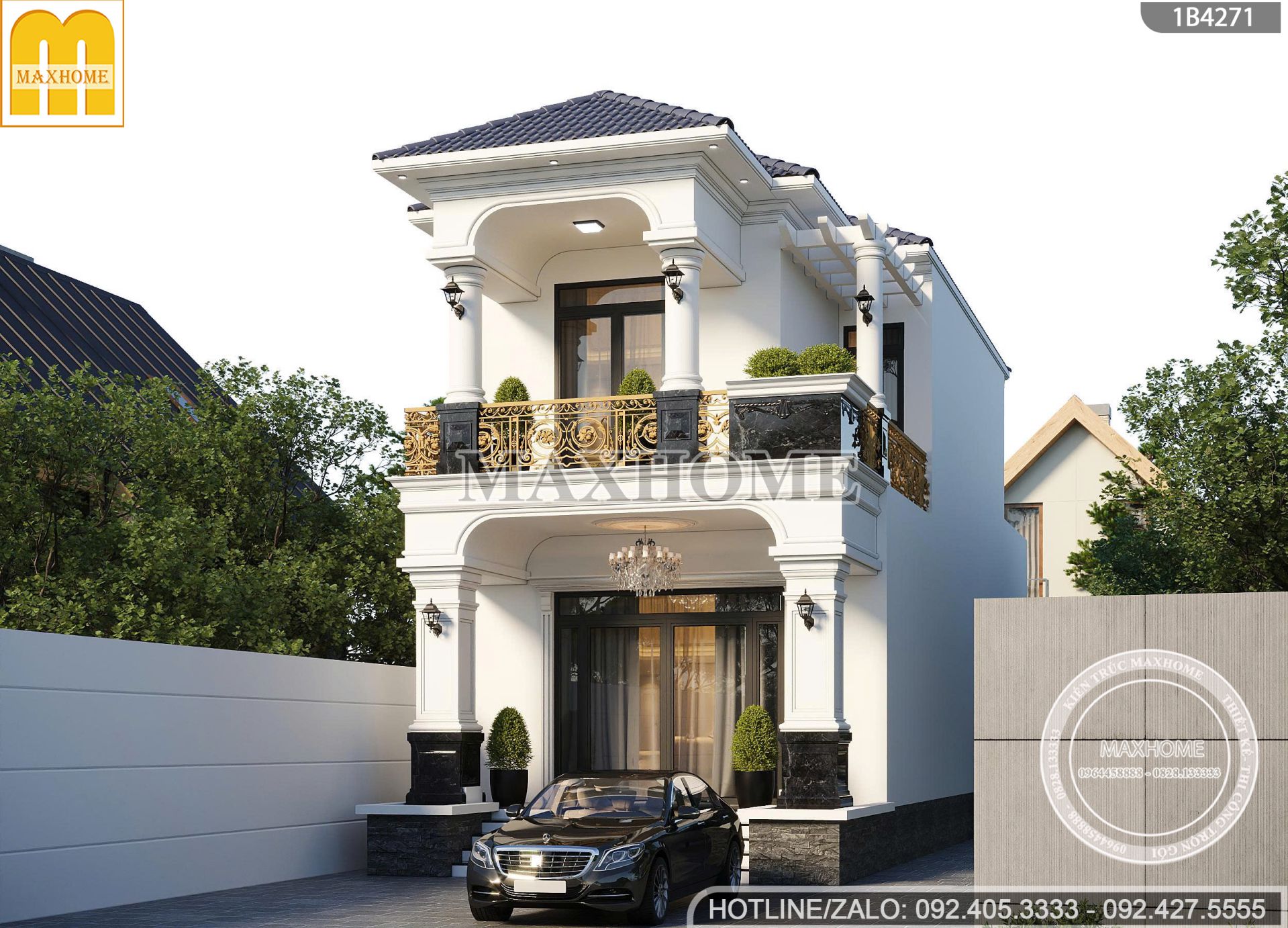 mau nha pho tan co dien mai nhat 2 tang dep xuat sac tai phu tho mh05949 4 mau nha pho tan co dien mai nhat 2 tang dep xuat sac tai phu tho mh05949 4